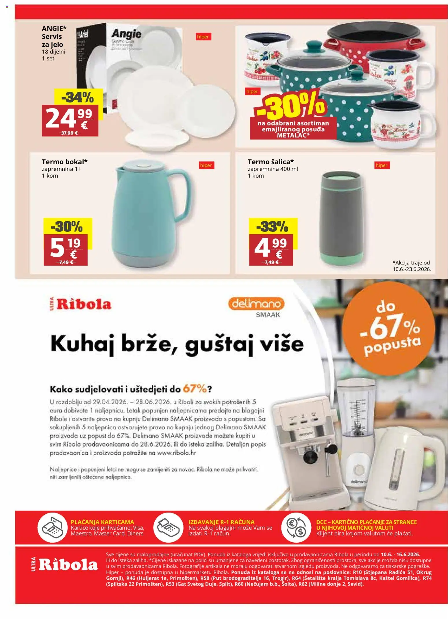 Ribola katalog | vrijedi od 10.06.2026 | Stranica: 24 | Proizvodi: Delimano, Ariel