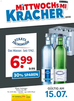Getränkeland Mittwochs Kracher ab 15.07.2026 gültig
