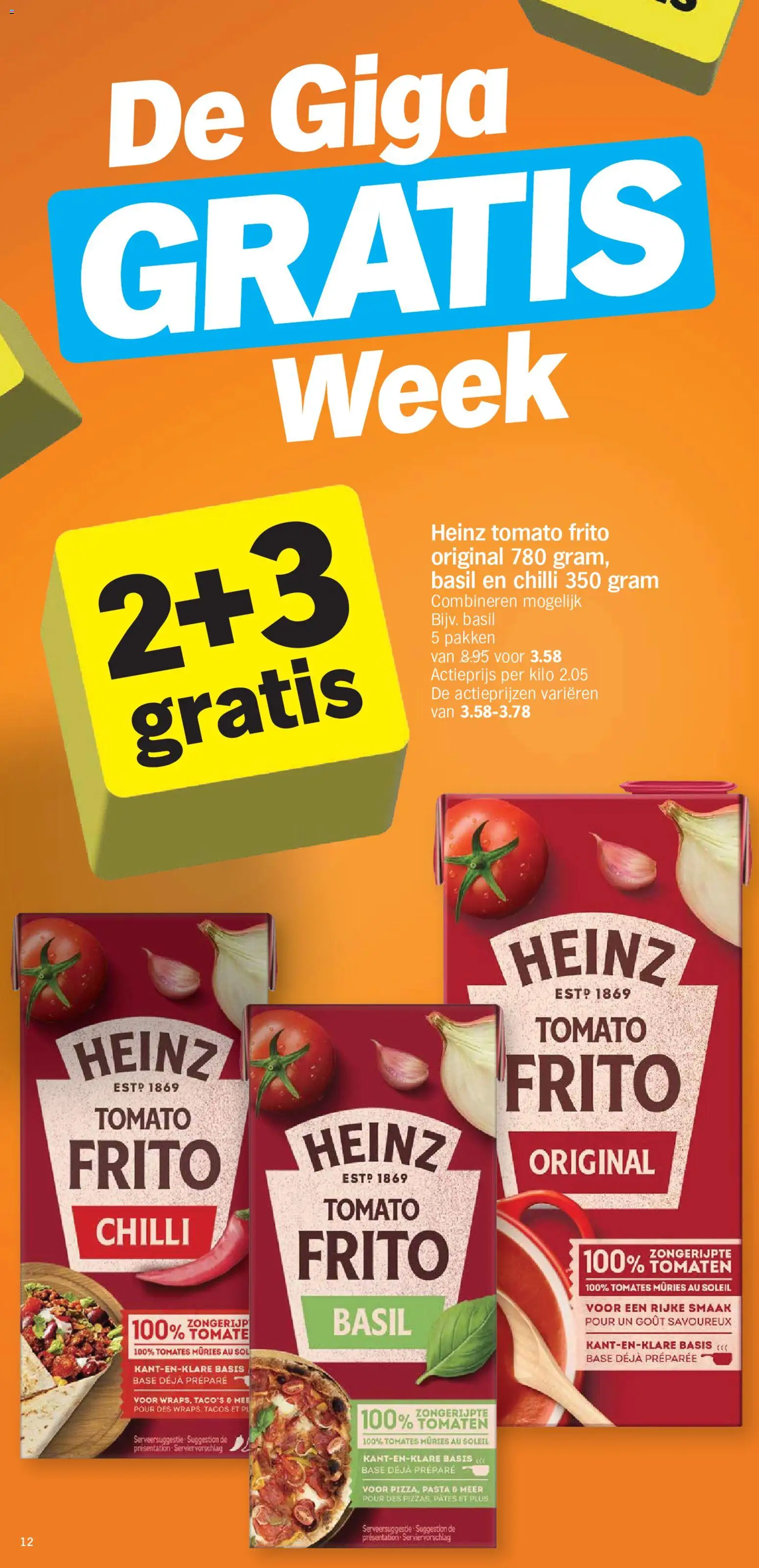 {H1} | Pagina: 12 | Producten: Tomaten, Pasta