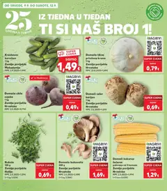 Domaći kukuruz šećerac, pakiranje od 3 komada, Zemlja porijekla, Hrvatska - Pregled kataloga iz trgovine Kaufland, vrijedi od 09.09.2026 | Stranica: 10 | Proizvodi: Celer, Zemlja, Kukuruz, Cikla