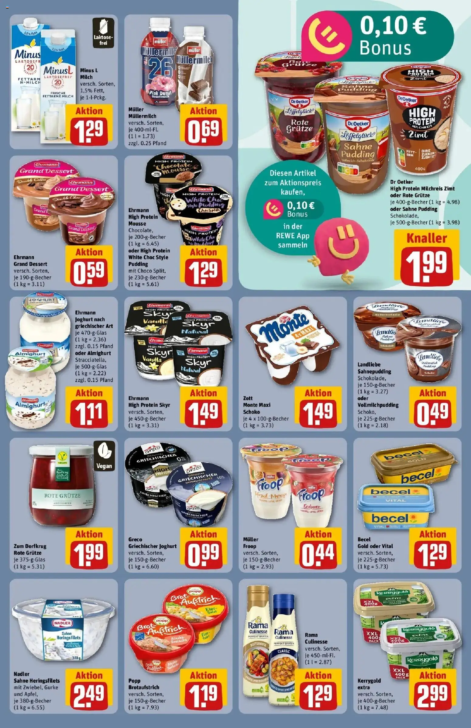 Rewe Prospekt Recklinghausen – gültig ab 17.05.2026 | Seite: 11 | Produkte: Margarine, Milch, Butter, Becel