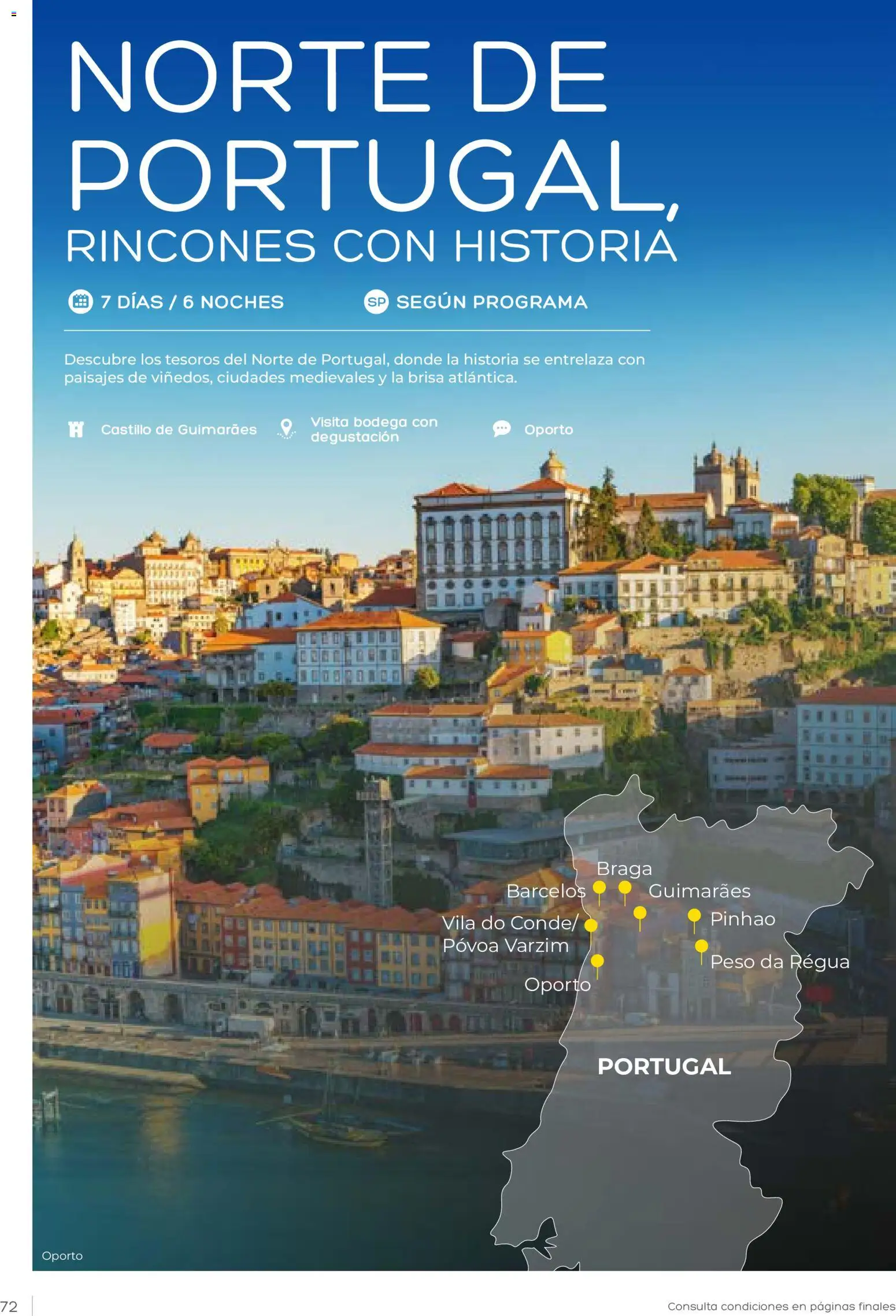 Viajes El Corte Inglés Club de Vacaciones otoño primavera │ válido desde el 01/09/2026 | Página: 72 | Productos: Peso, Braga