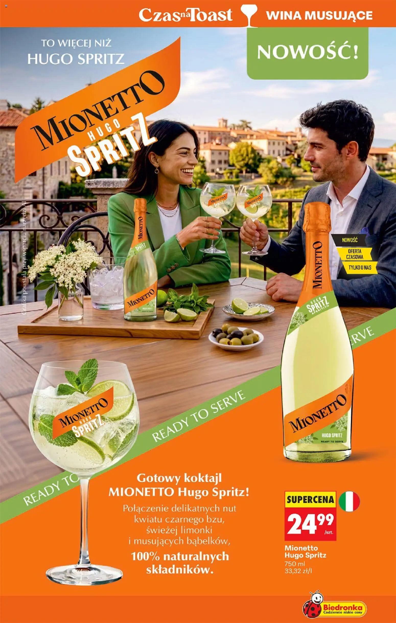 Biedronka Polsko leták - Czas na toast od 05.10.2026 | Strana: 36 | Produkty: Mionetto, Spritz, Aperitivo