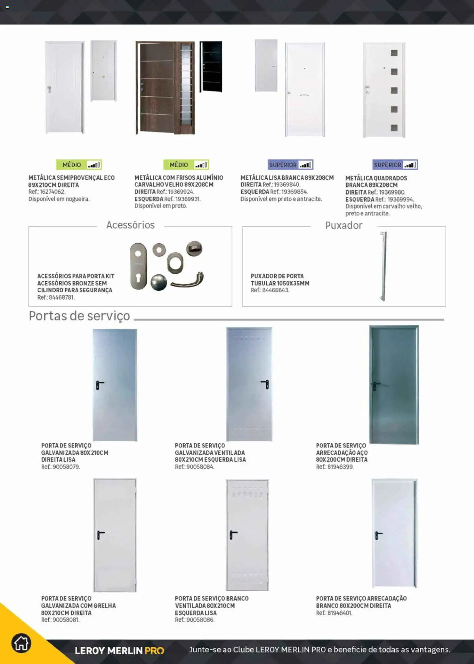 Leroy Merlin Catálogo Pro │ válido de 09.06.2026 | Página: 146 | Produtos: Porta, Portas