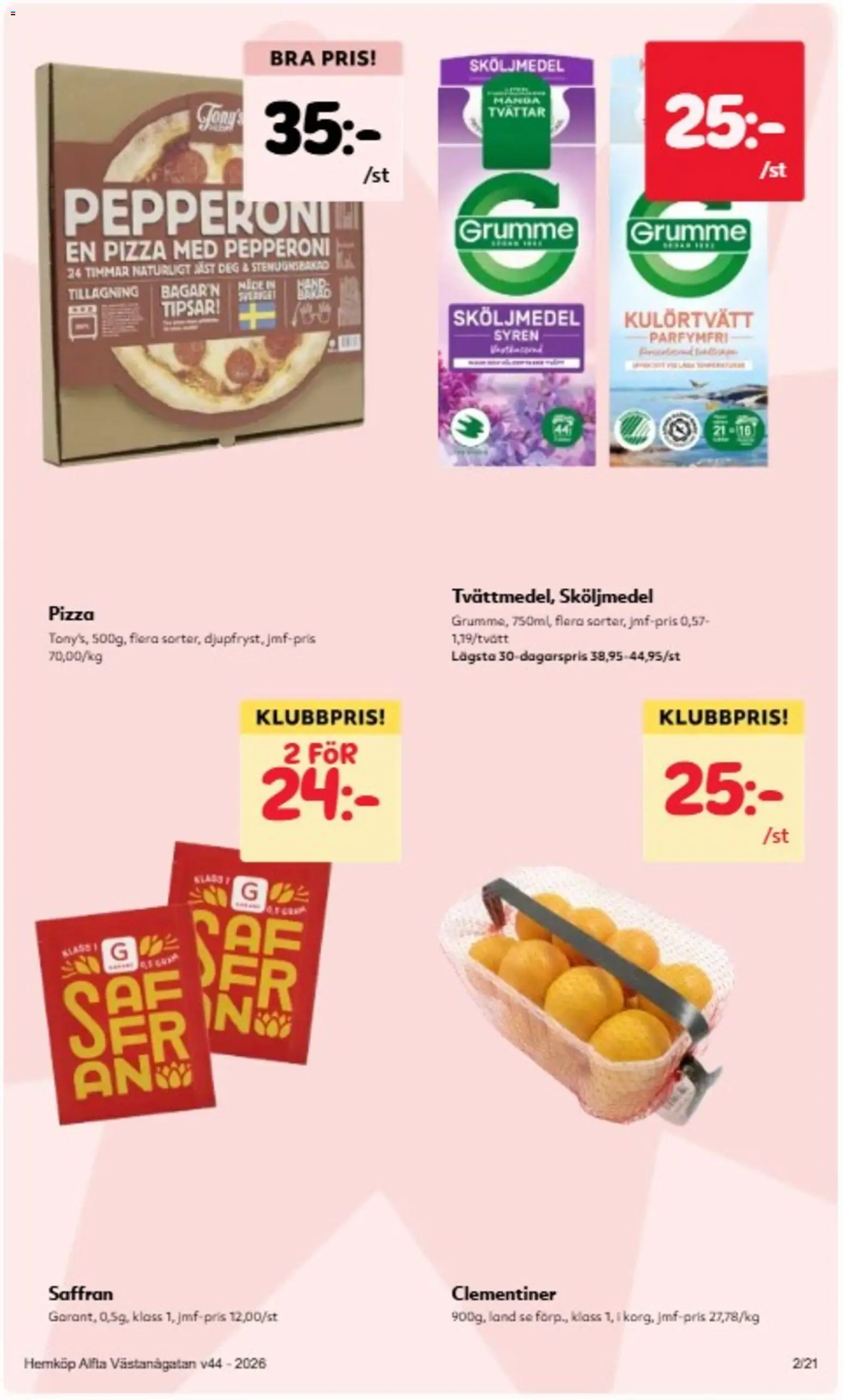 Hemköp reklamblad aktuell från 26/10/2026 | Sida: 2
