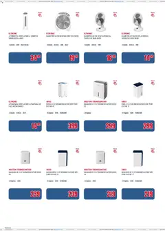 Anteprima del volantino Trony volantino Stai Fresco valido a partire dal 04.05.2026 | Pagina: 7 | Prodotti: Ventilatore, Deumidificatore, Fan, Tavolo