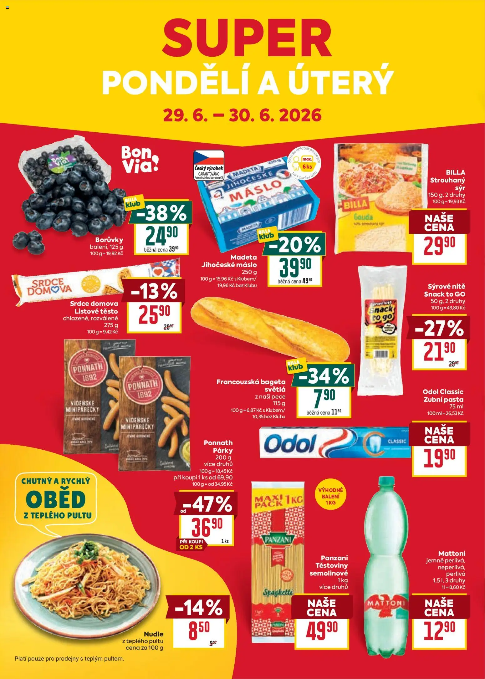 Billa Velký leták od 24.06.2026 | Strana: 30