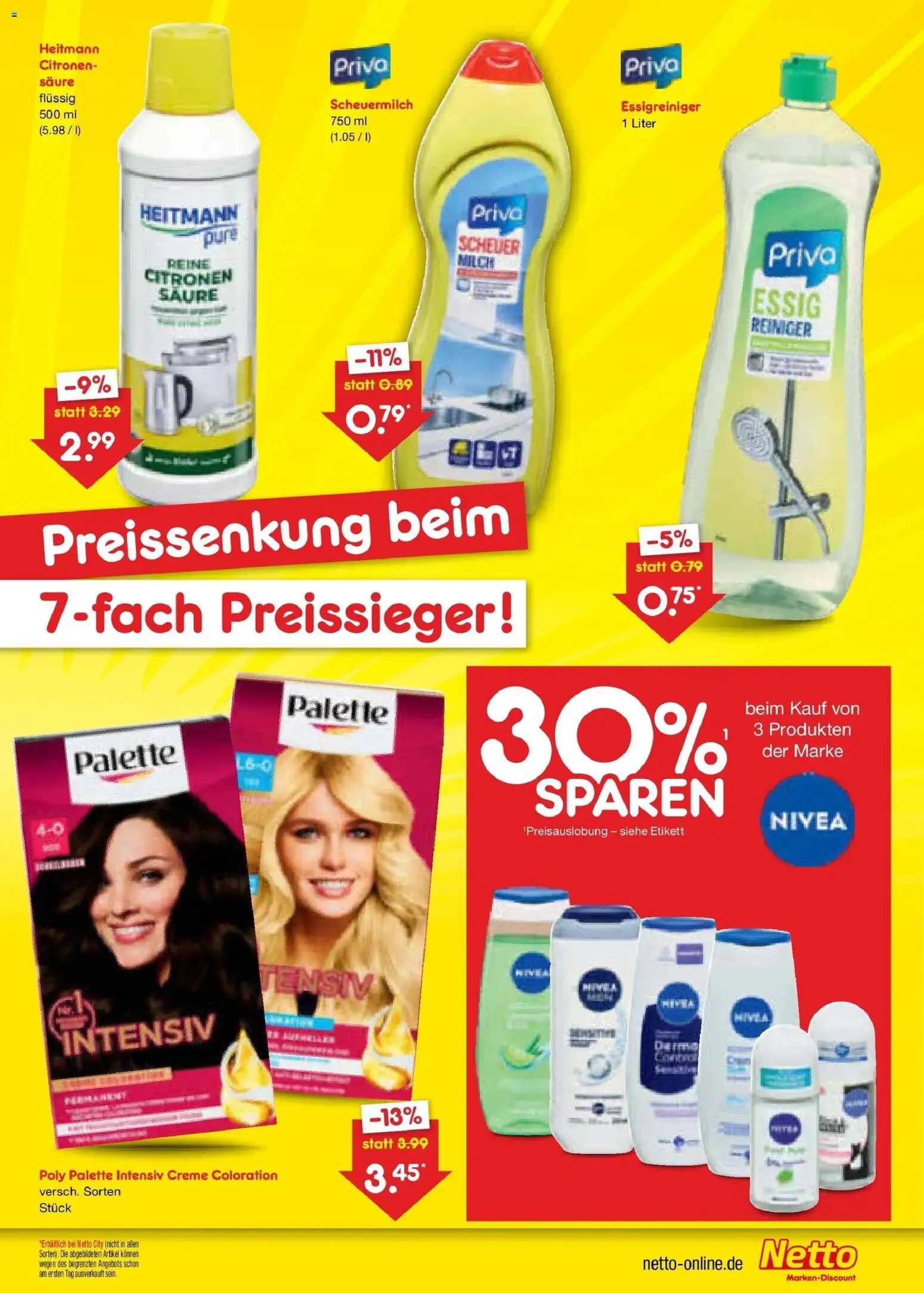 Netto Marken-Discount Prospekt Leipzig – gültig ab 28.09.2026 | Seite: 37 | Produkte: Milch, Essig, Creme