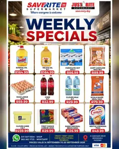 Saverite specials catalogue – valid from 14/09/2026