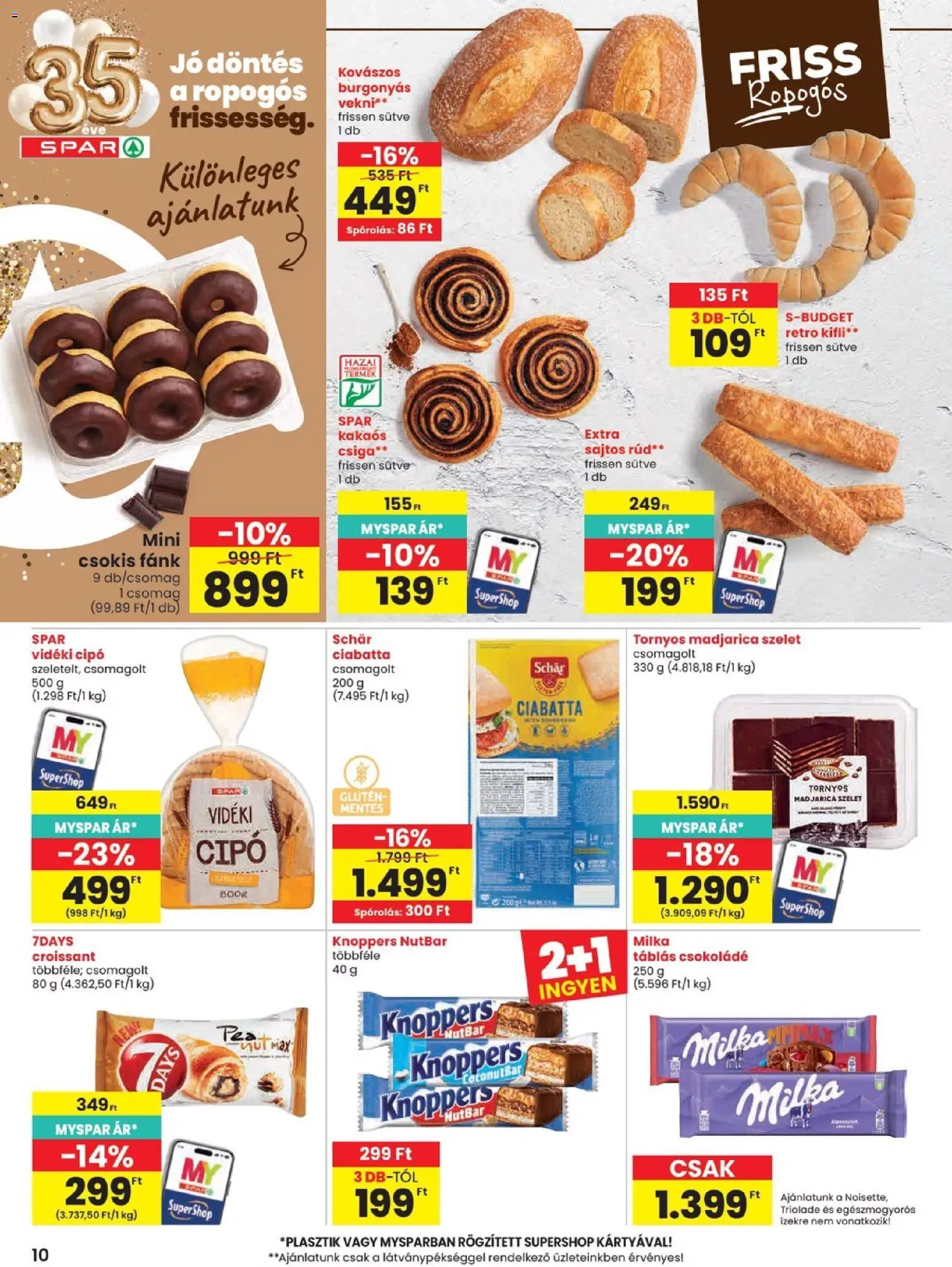 Spar akciós ujság - amely érvényes a következő dátumtól: 2026.10.22. | Oldal: 10