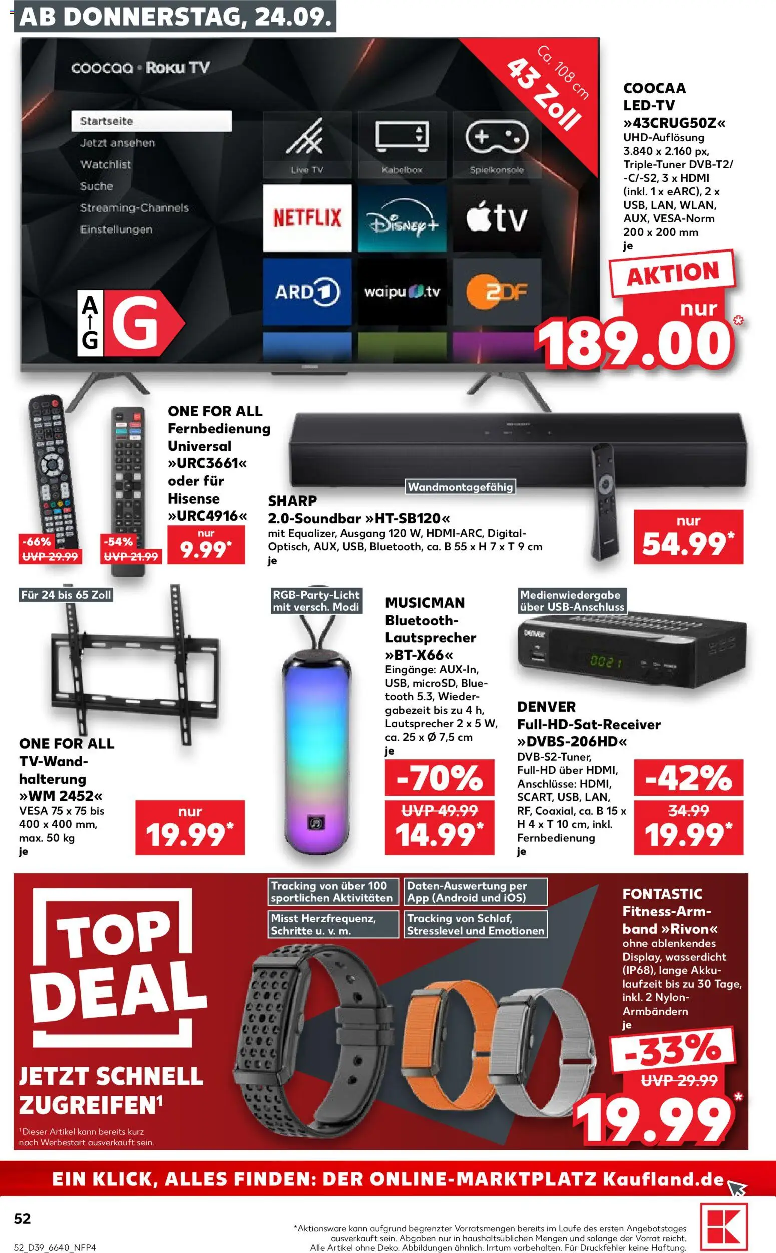 Kaufland Prospekt – gültig ab 24.09.2026 | Seite: 52