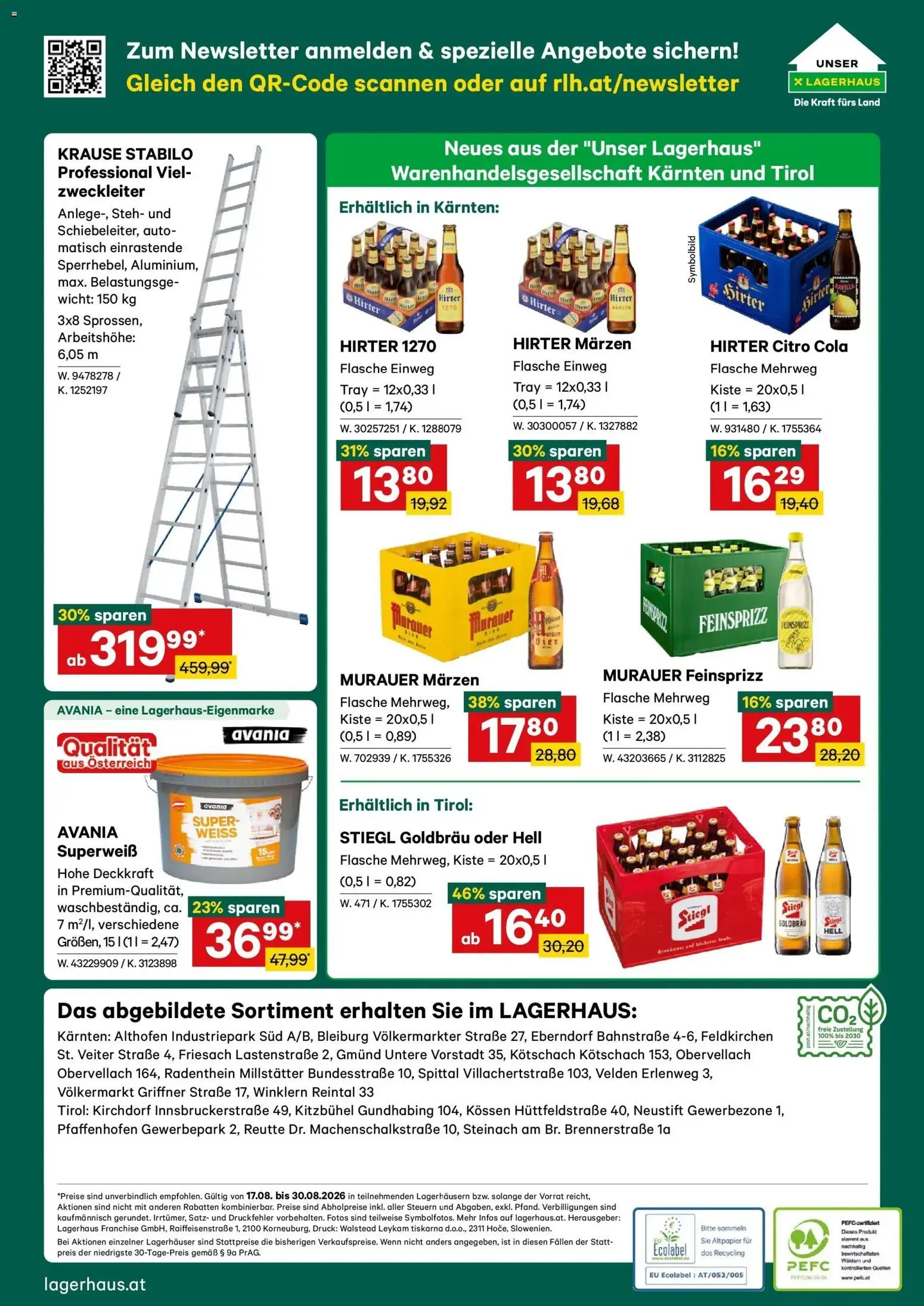 Lagerhaus - Wochen Angebote gültig ab 17.08.2026 | Seite: 1