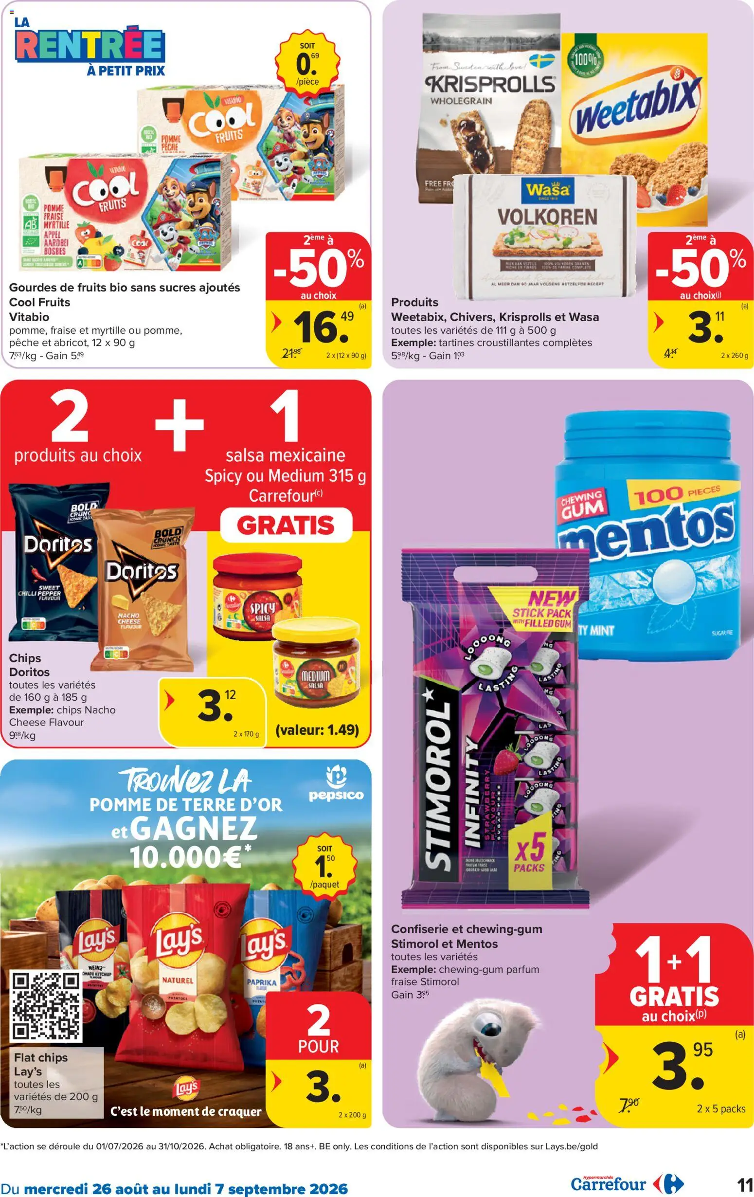 {H1} | Pagina: 11 | Producten: Chips, Paprika, Fruit, Aardbei