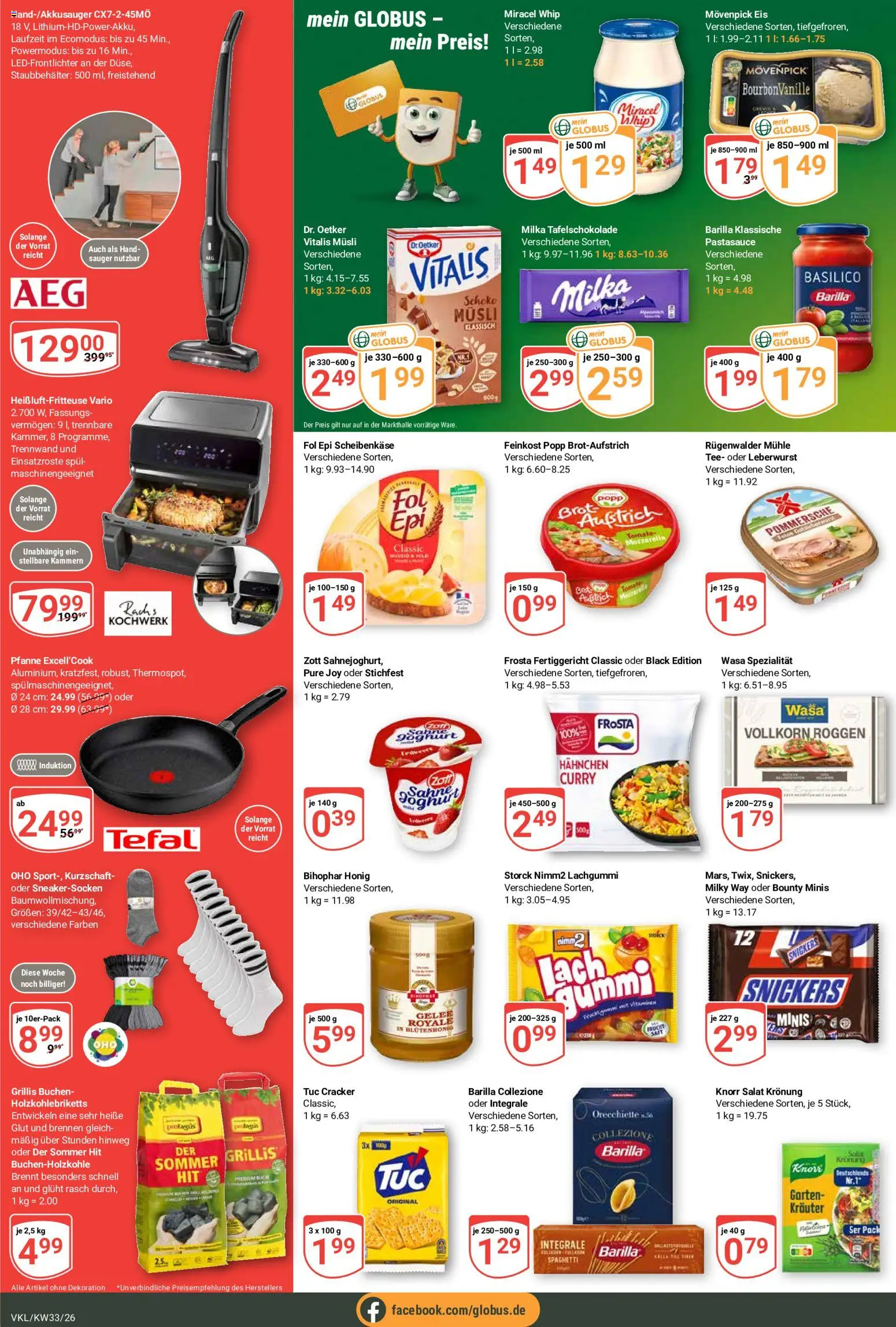Globus Prospekt Völklingen – gültig ab 10.08.2026 | Seite: 4 | Produkte: Hahnchen, Spaghetti, Knorr, Tee