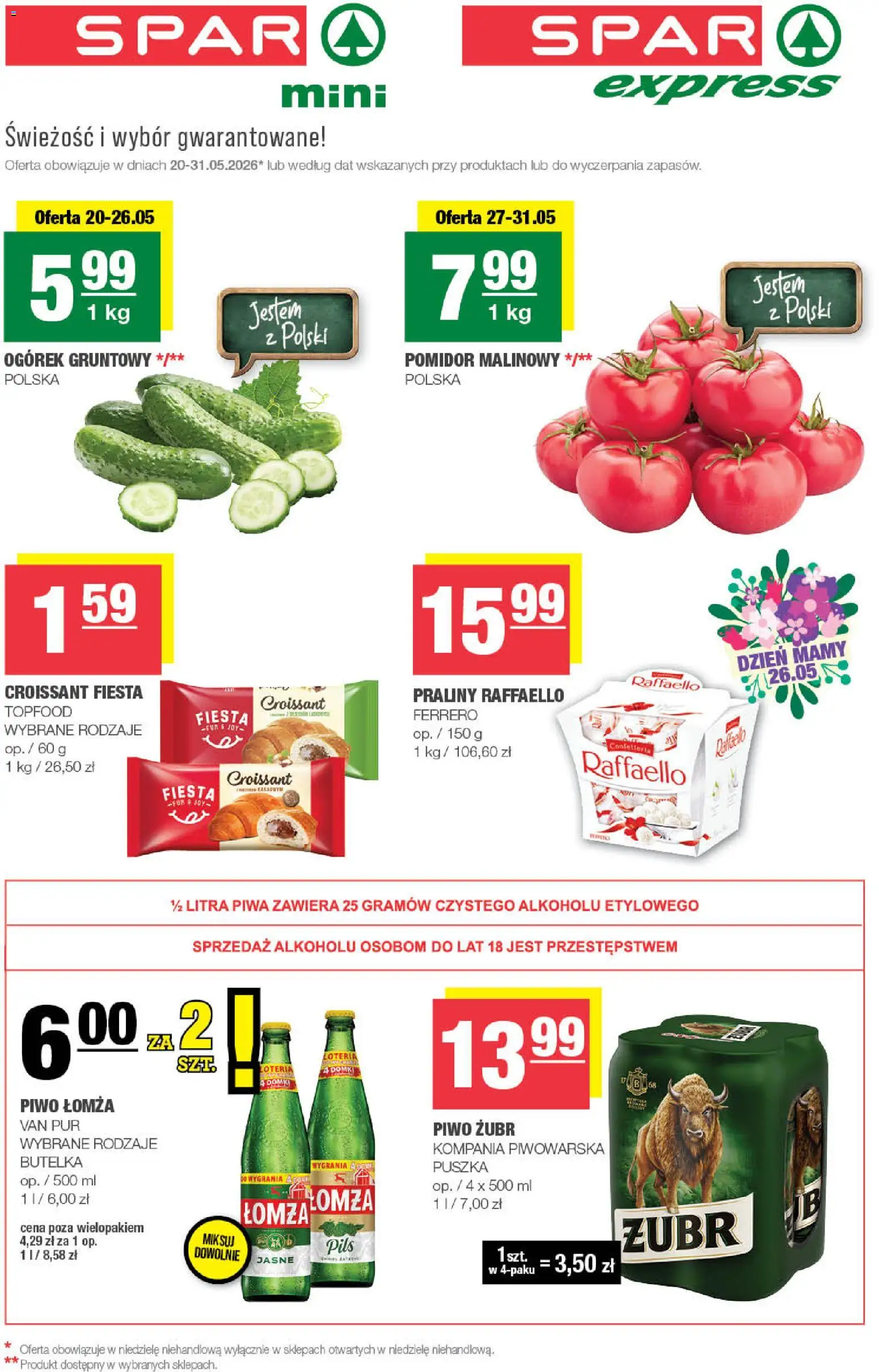 Spar gazetka - Mini od 20.05.2026 | Strona: 1