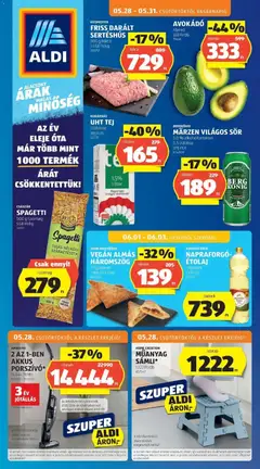 Aldi aktuális akciós újság - amely érvényes a következő dátumtól: 28.05.2026