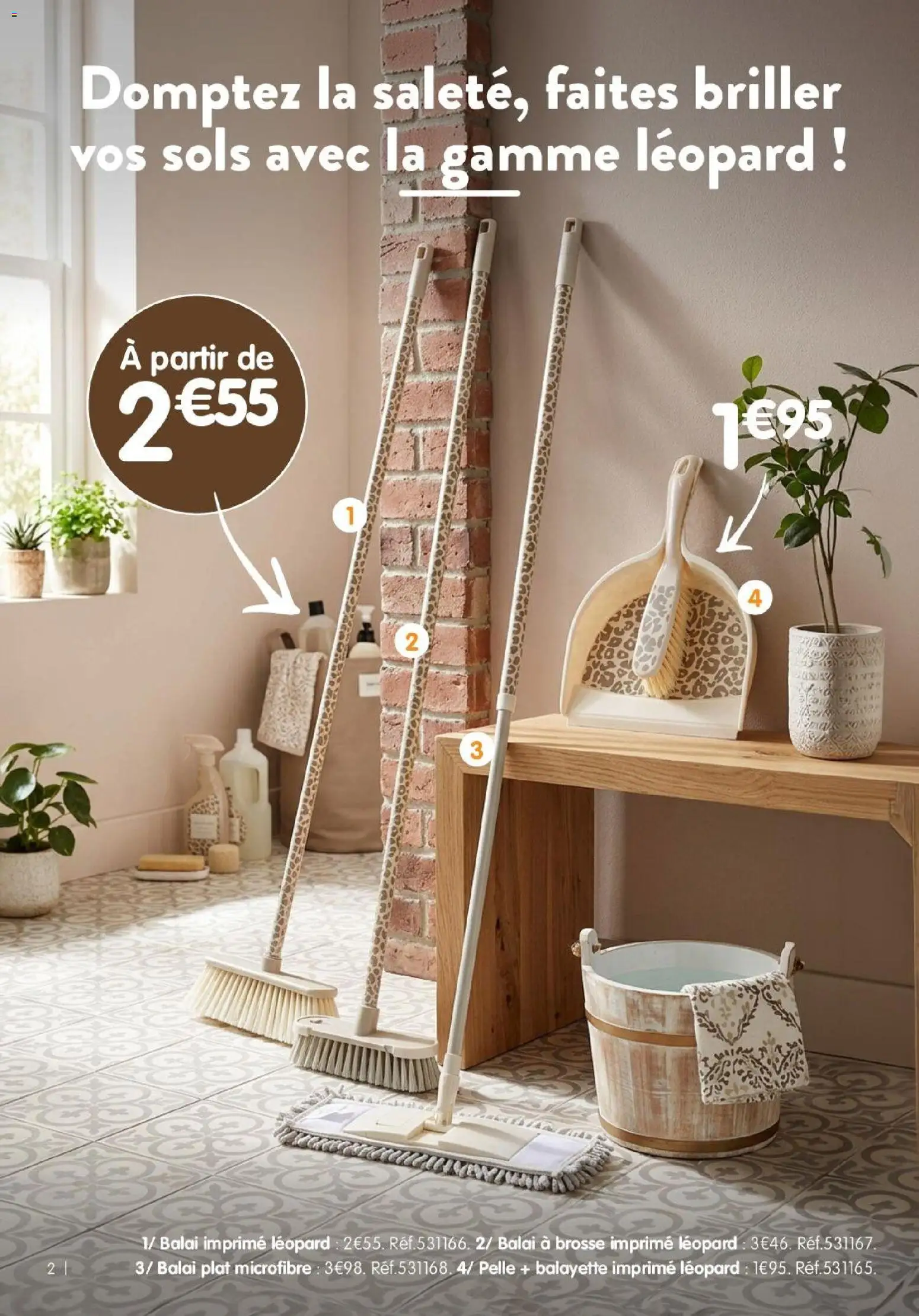 {H1} | Page: 2 | Produits: Balayette, Brosse, Balai, Pelle