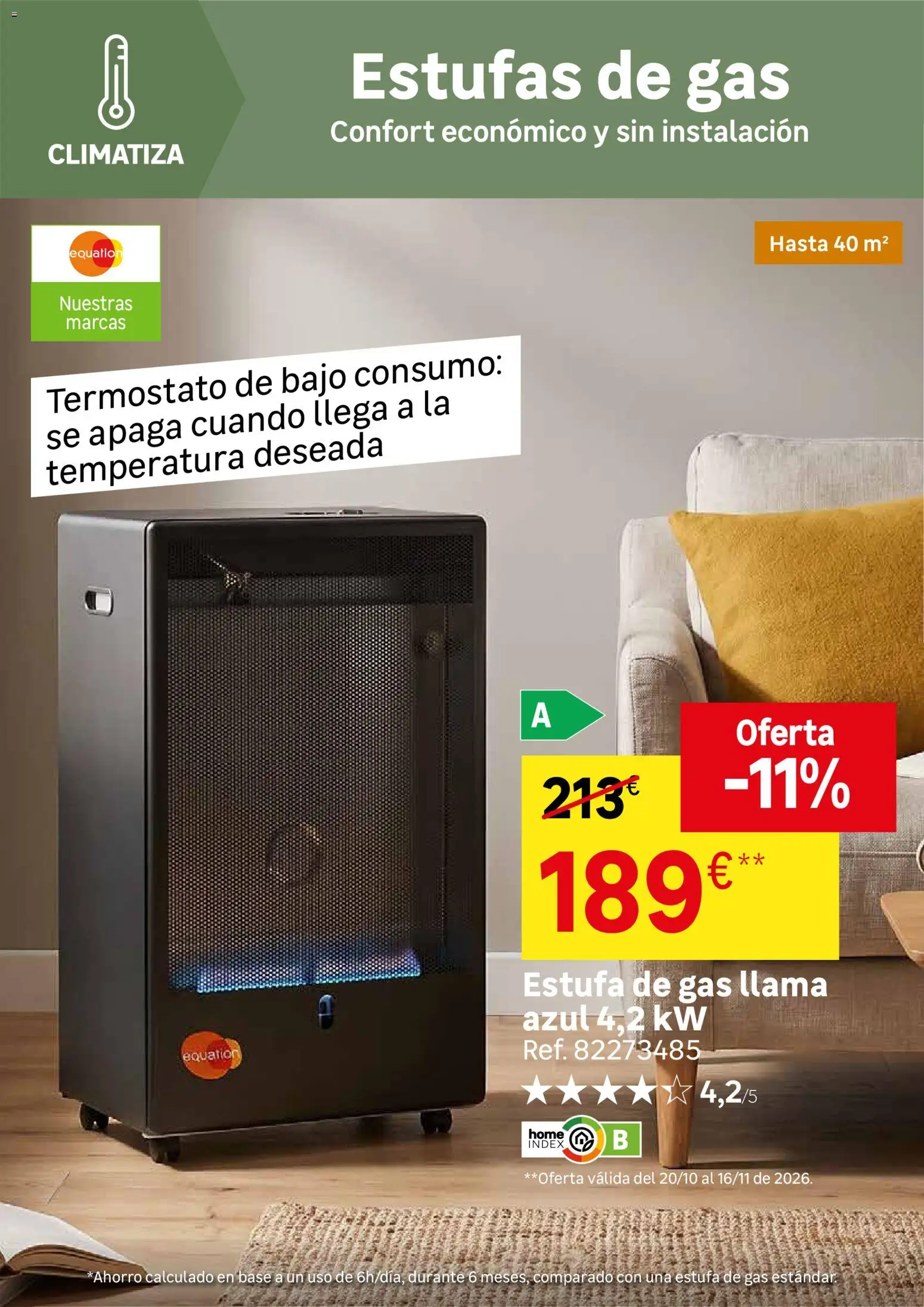 Leroy Merlin Calor en casa y mucho ahorro │ válido desde el 20/10/2026 | Página: 56