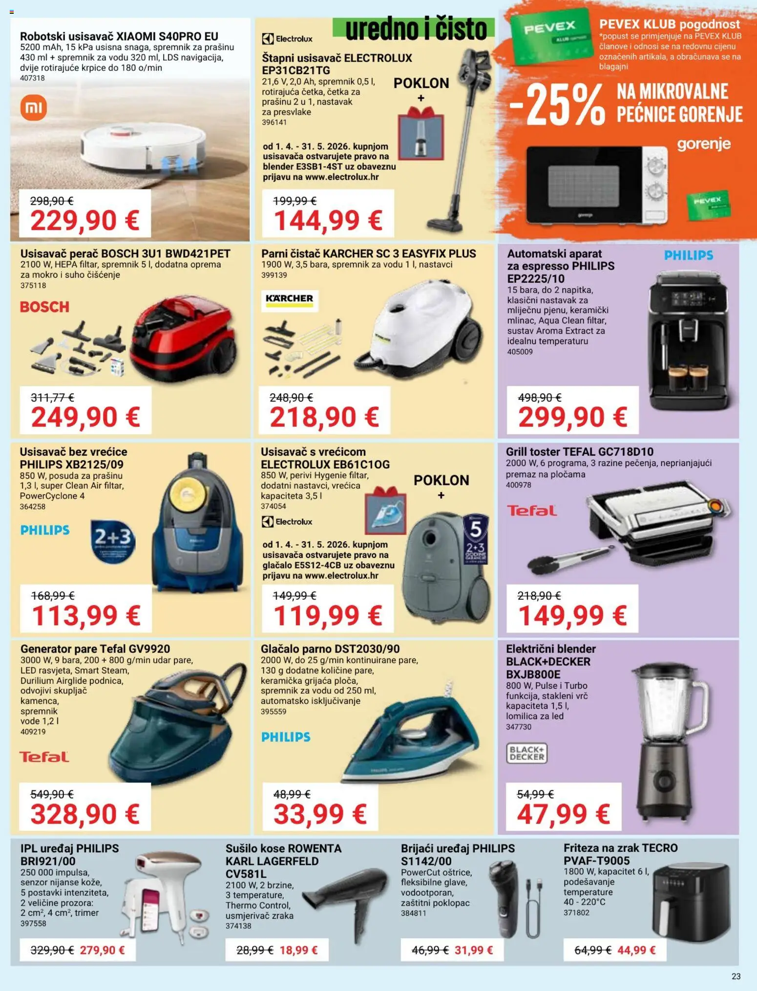 Pevex katalog | vrijedi od 30.04.2026 | Stranica: 23