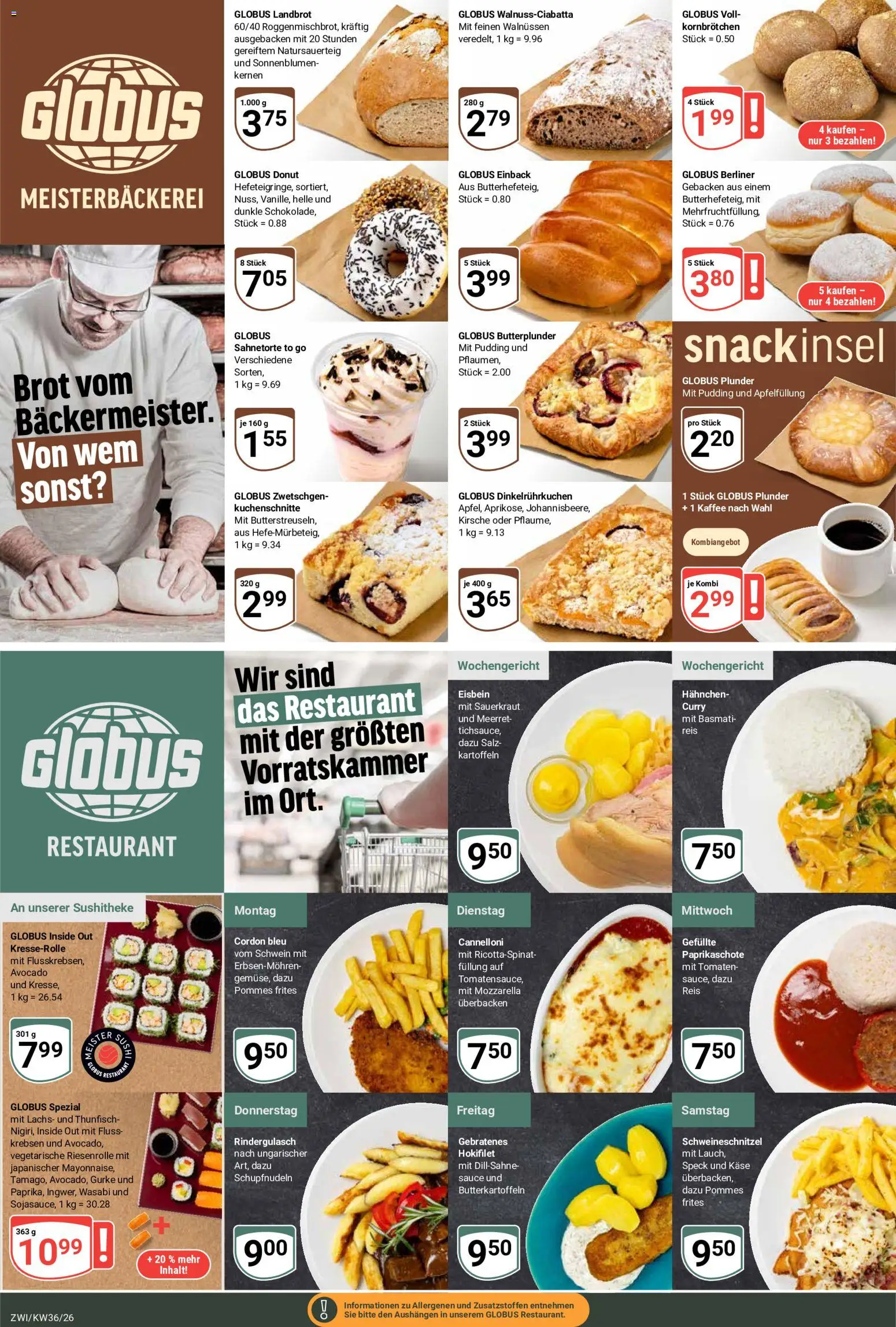Globus Prospekt Zwickau – gültig ab 31.08.2026 | Seite: 9 | Produkte: Rindergulasch, Mozzarella, Pommes, Tomaten