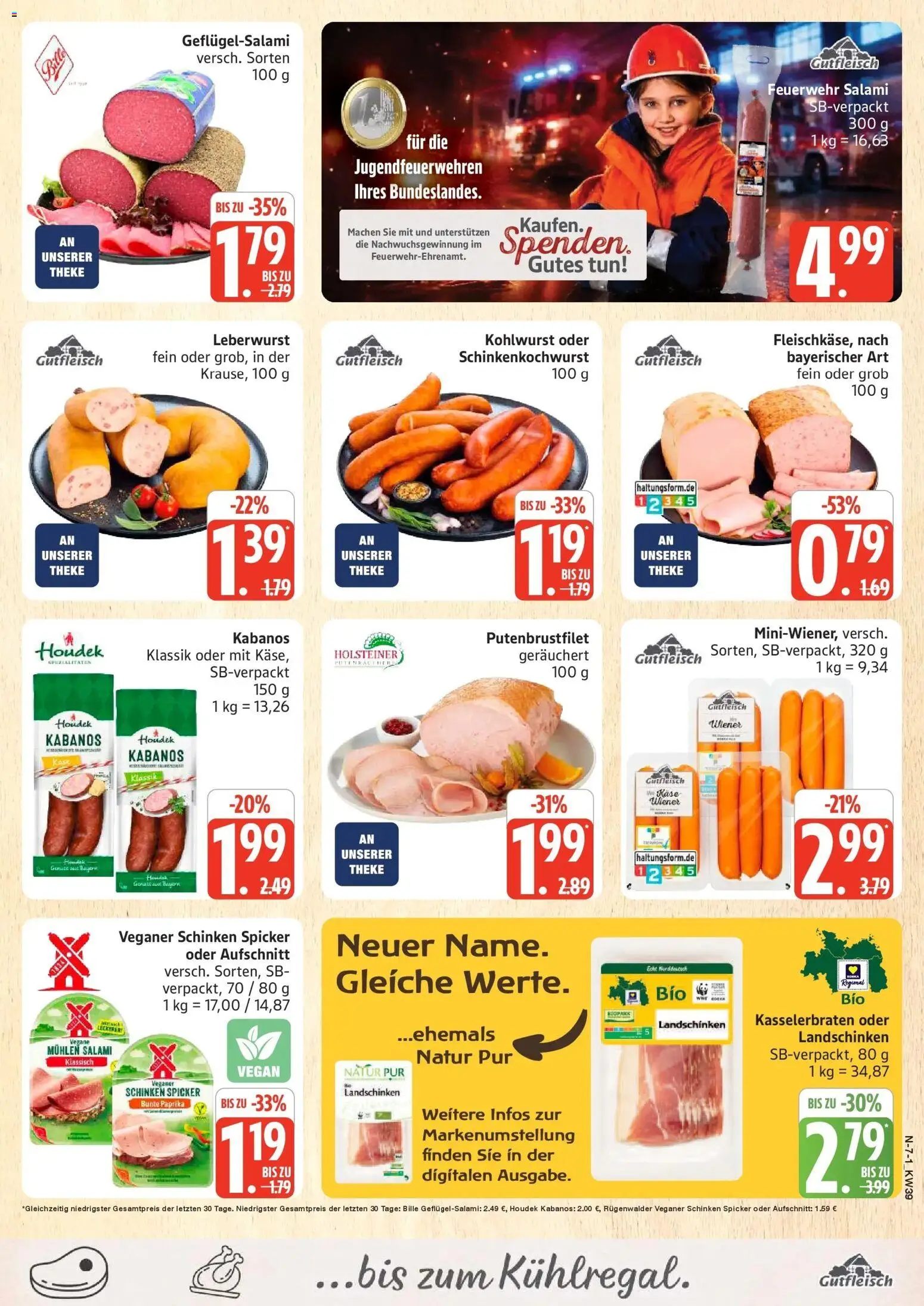 Marktkauf Prospekt Buxtehude (ab 21.09.2026) » Angebote online | Seite: 7 | Produkte: Theke, Paprika, Salami, Schinken