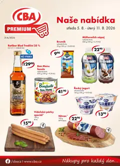 Náhled letáku CBA leták - Premium od 05.08.2026