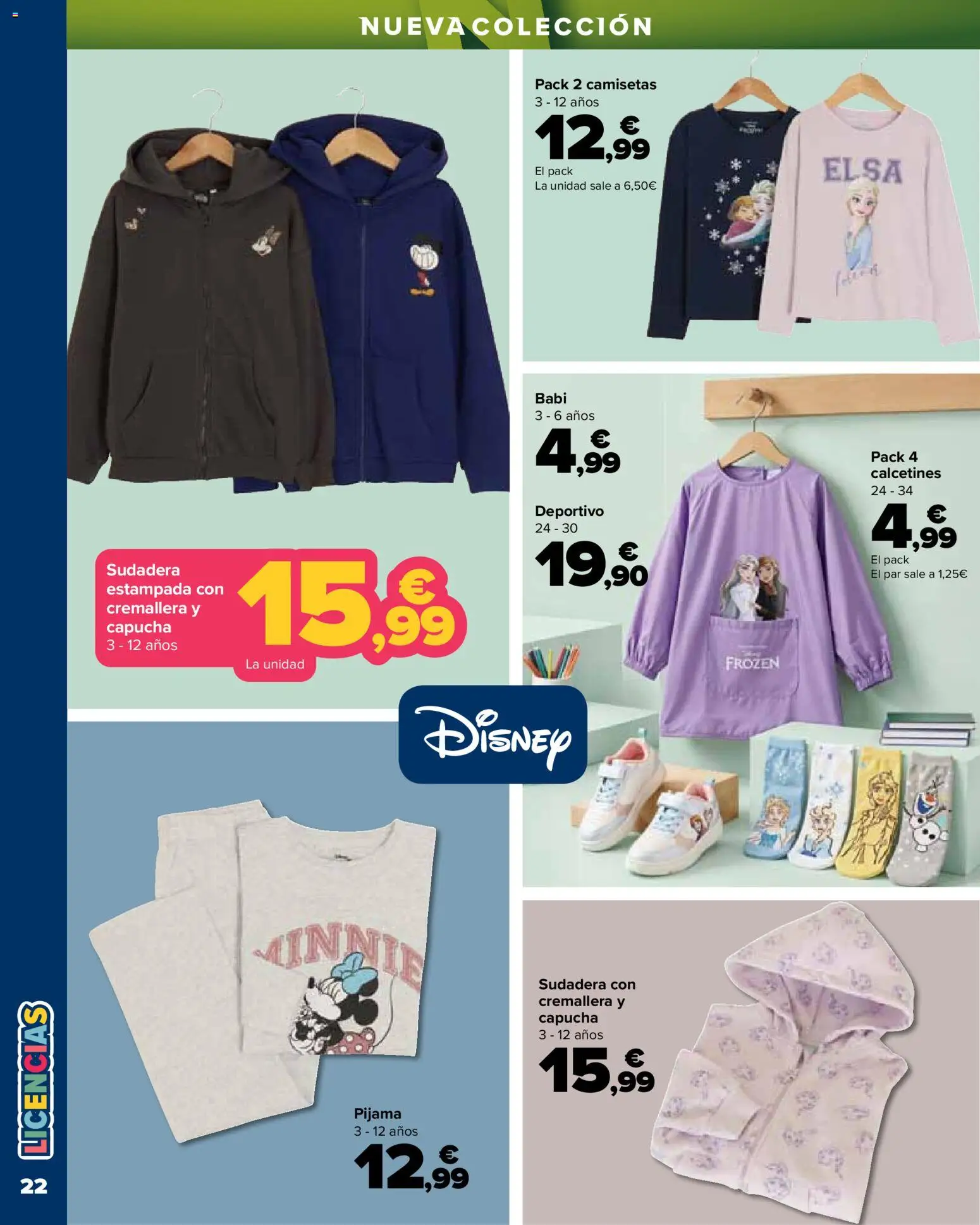 Carrefour Vuelta al cole II │ válido desde el 18/08/2026 | Página: 22 | Productos: Sudadera, Pijama, Calcetines
