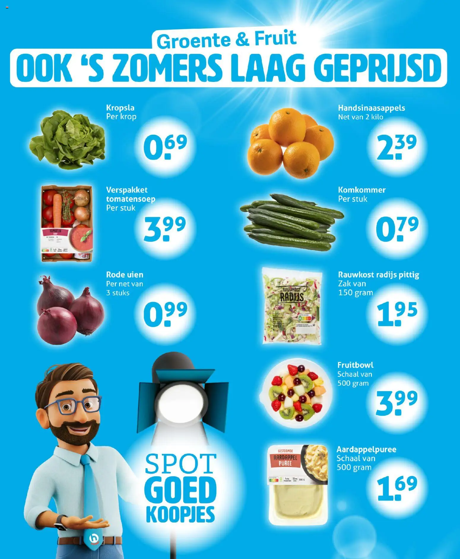 {H1} | Pagina: 7 | Producten: Komkommer, Schaal, Zak, Fruit