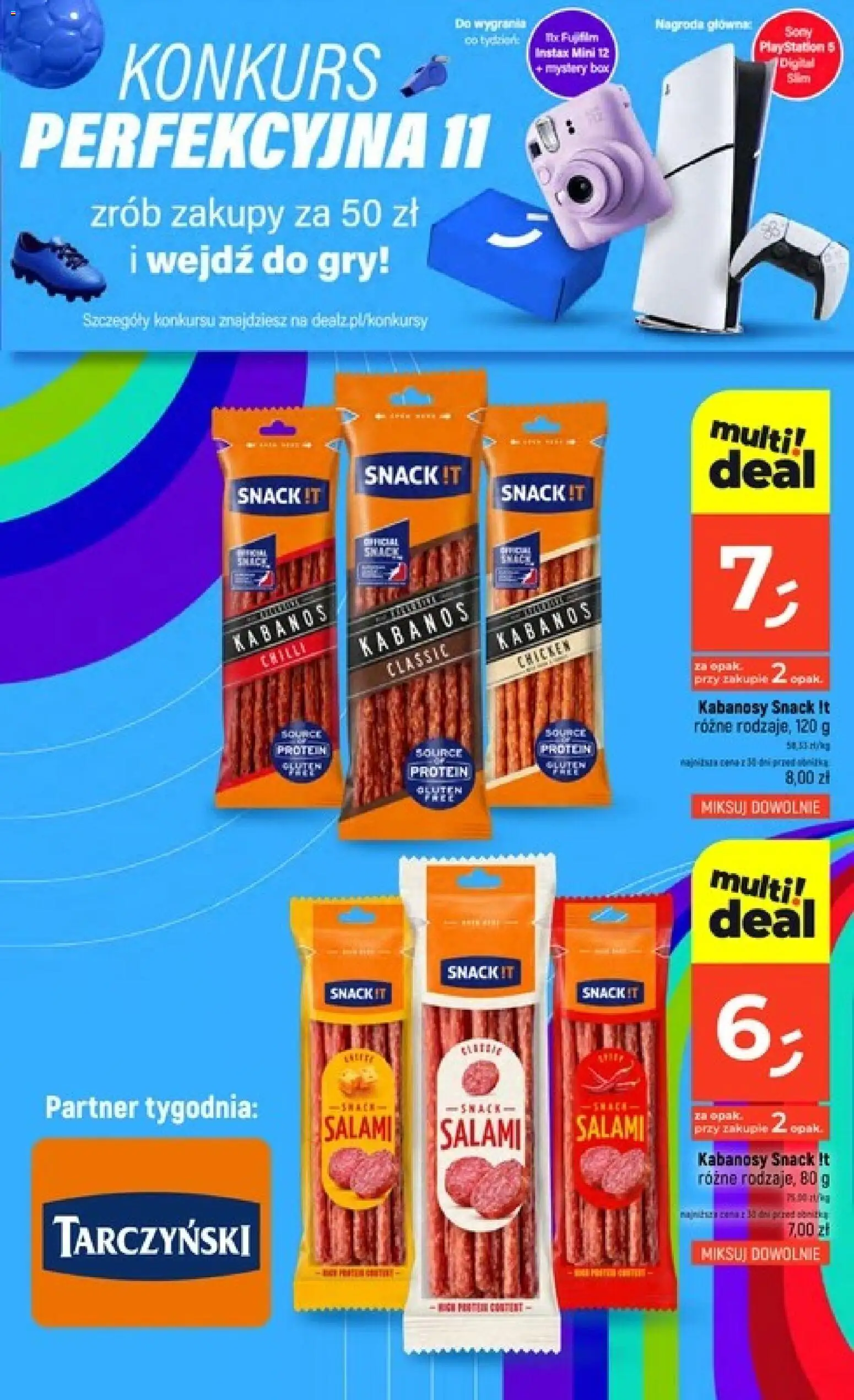 Dealz gazetka od 25.06.2026 | Strona: 12 | Produkty: Playstation, Kabanosy, Gry, Salami