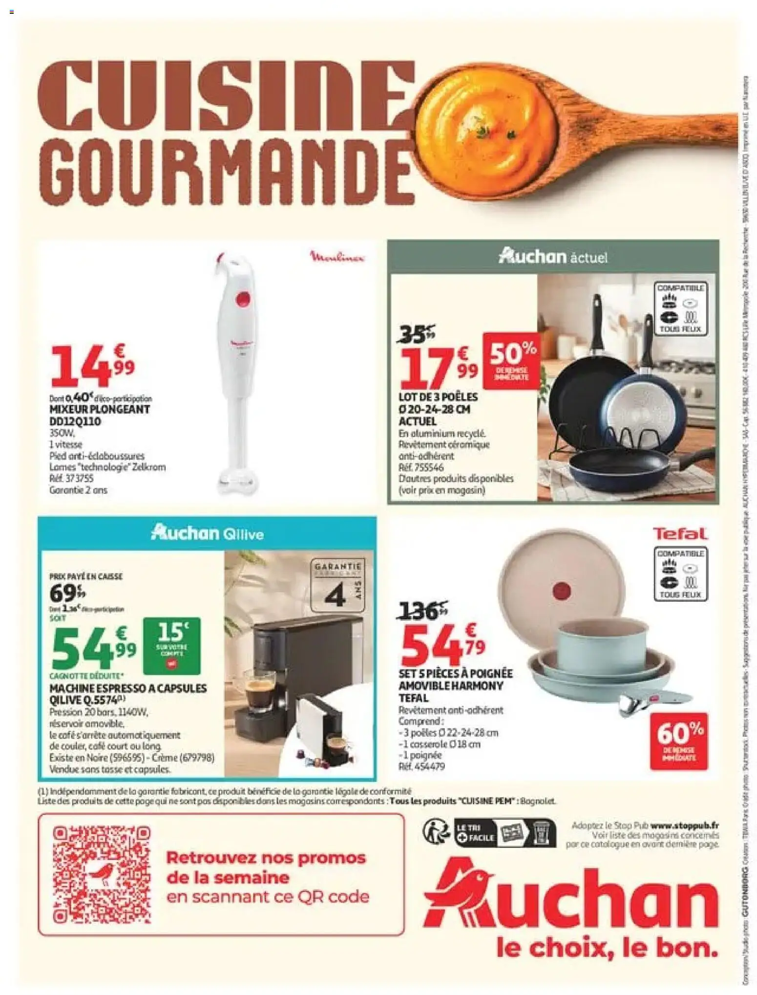 {H1} | Page: 44 | Produits: Mixeur, Mixeur plongeant, Café, Crème
