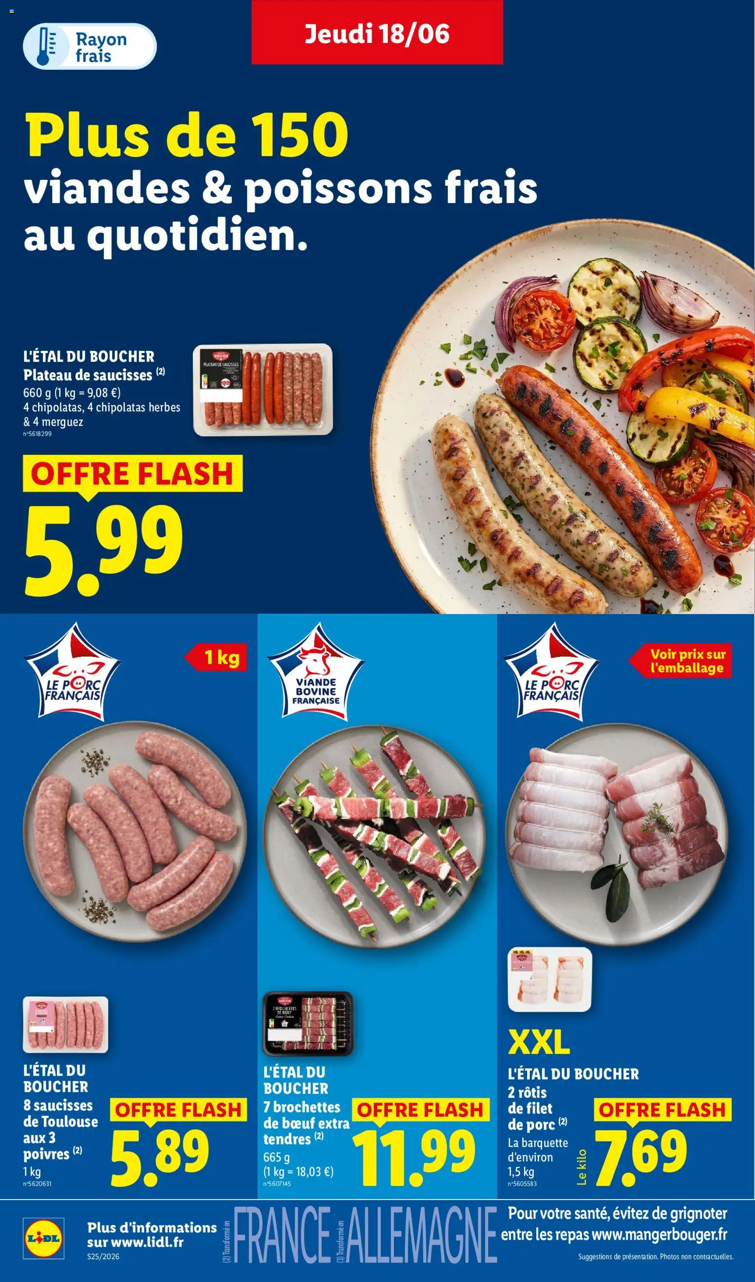 {H1} | Page: 6 | Produits: Plateau, Merguez, Viande, Porc