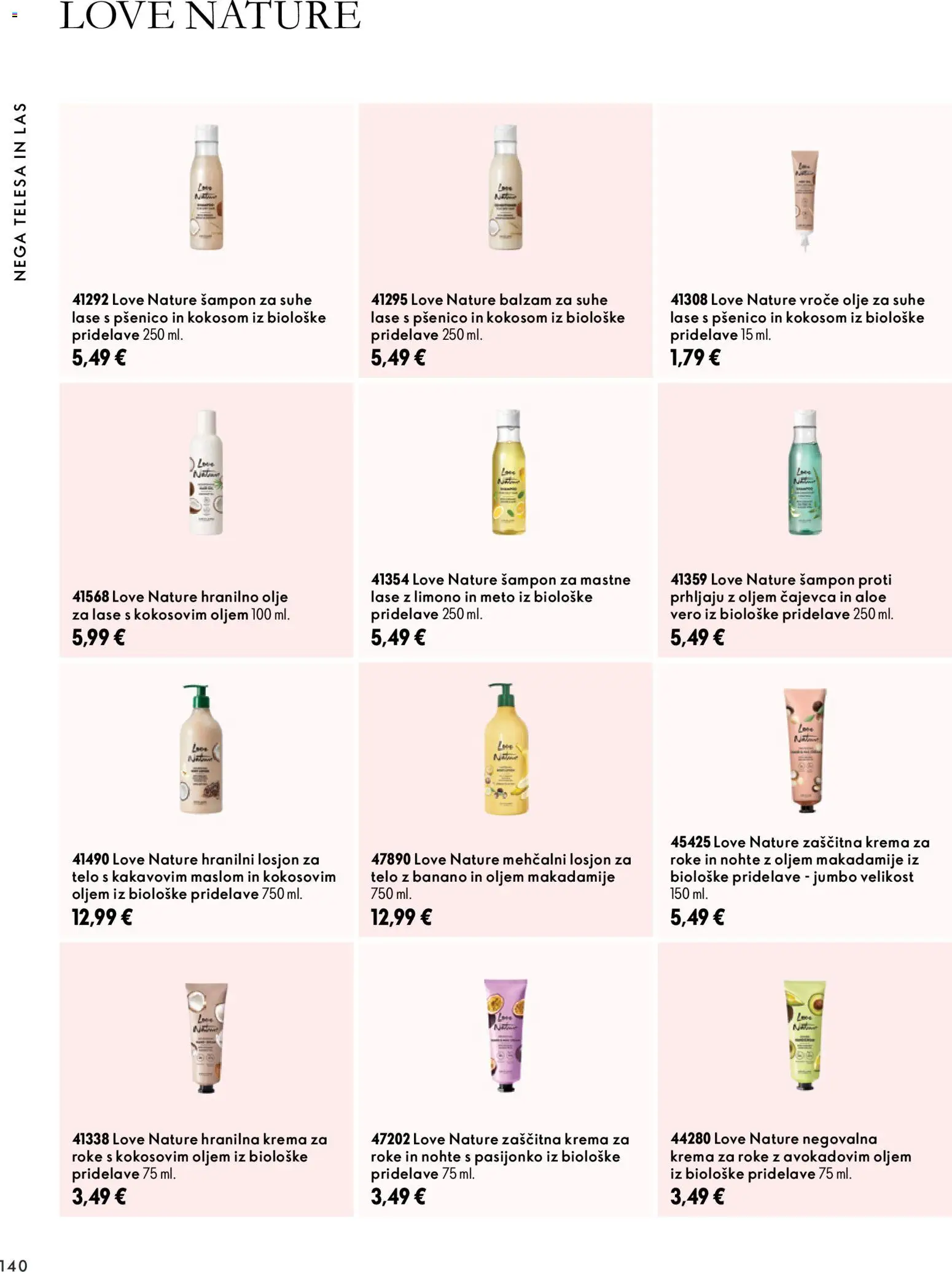 Novi Oriflame katalog ponudbe – veljaven od 07.10.2026 | Stran: 140 | Izdelki: Sampon, Krema, Krema za roke, Olje