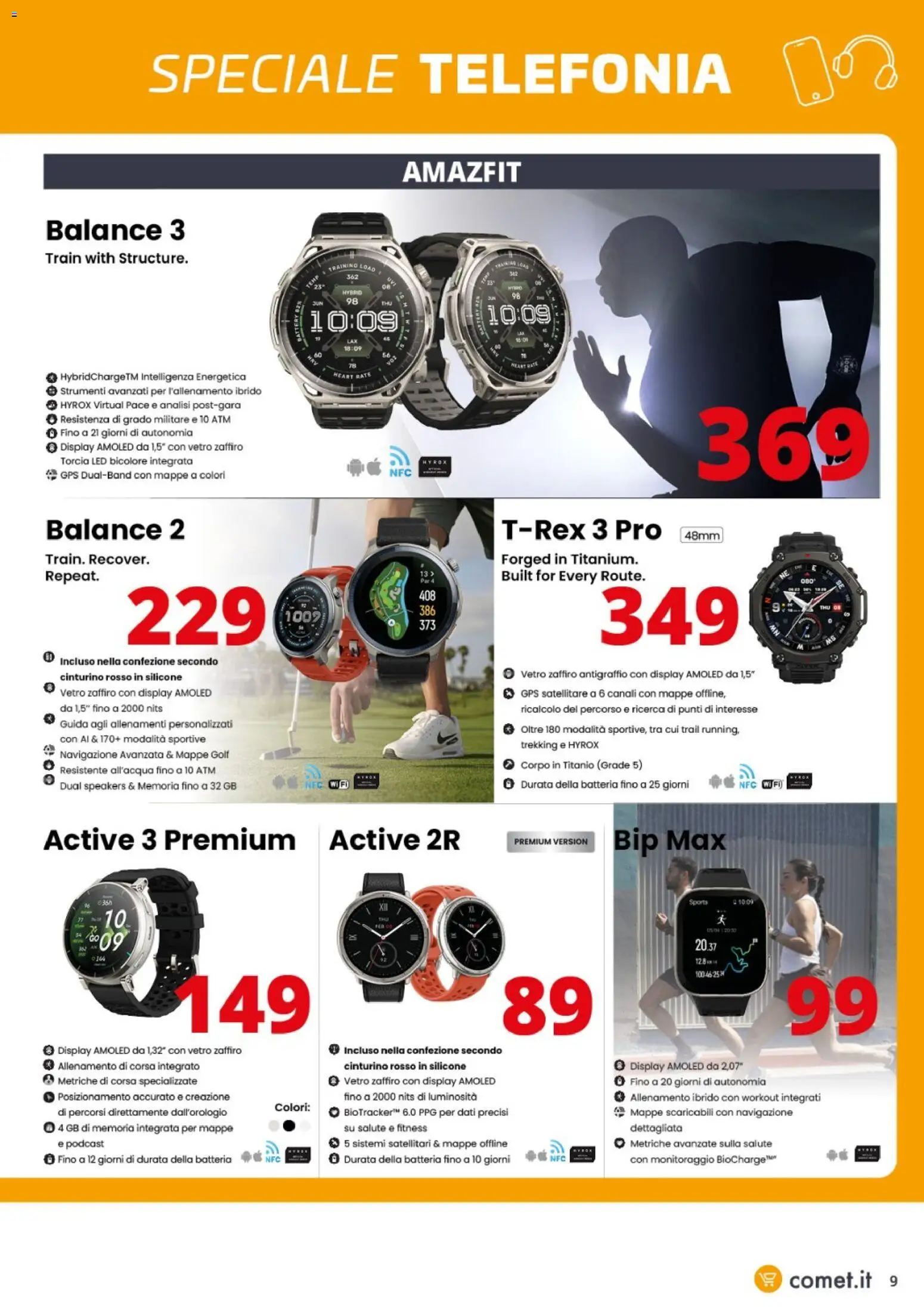 Volantino Comet del 21/08/2026 | Pagina: 9 | Prodotti: Torcia, Satellitare, Silicone, Batteria
