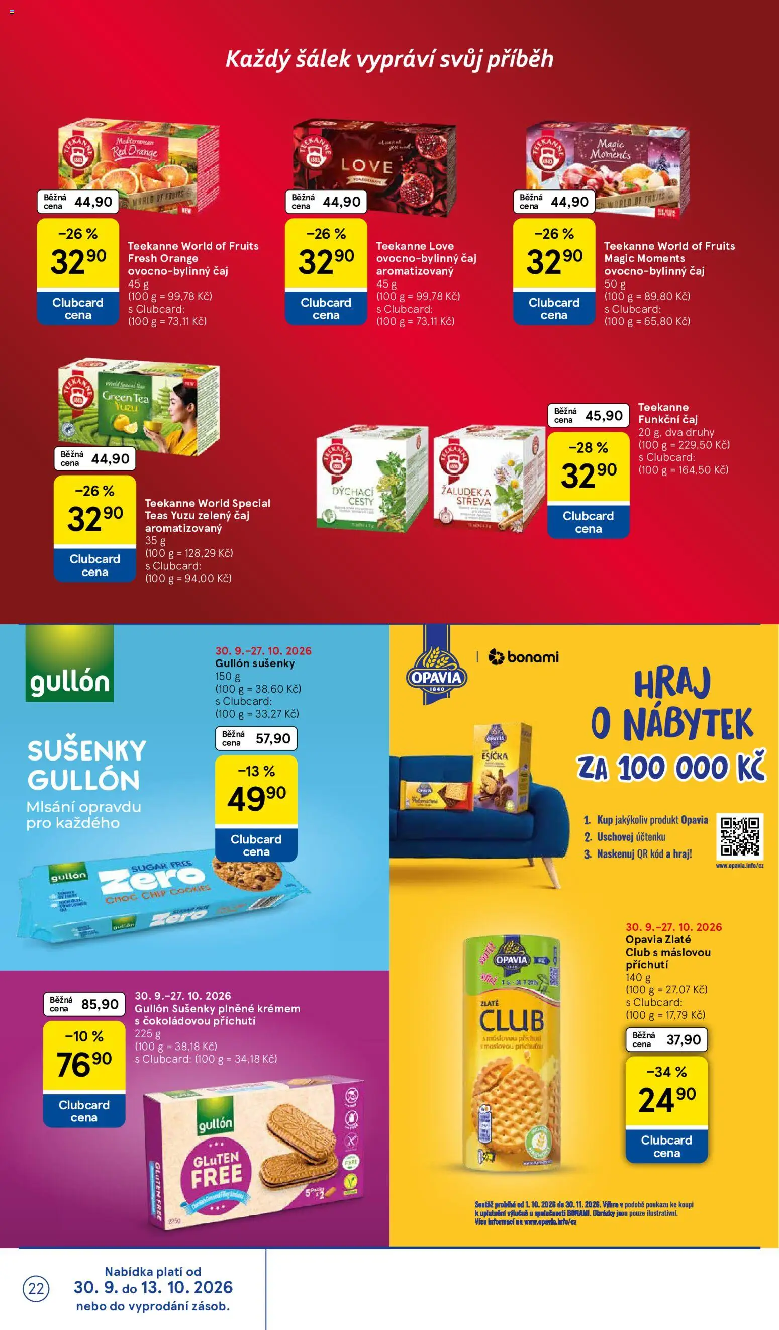 Tesco leták - Značky, které máte rádi od 30.09.2026 | Strana: 22