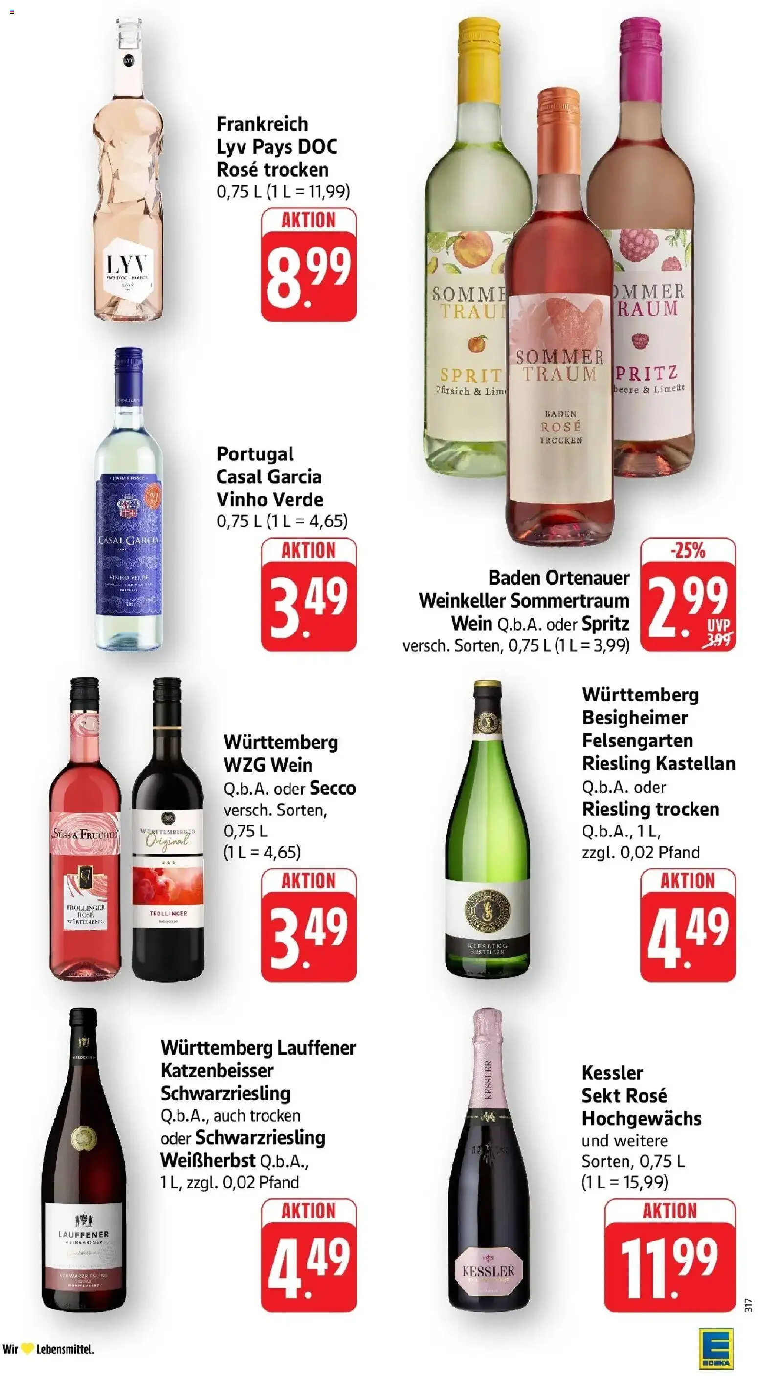 E center Prospekt Stuttgart - Feuerbach – gültig ab 17.05.2026 | Seite: 37 | Produkte: Sekt, Pfirsich, Limette, Wein
