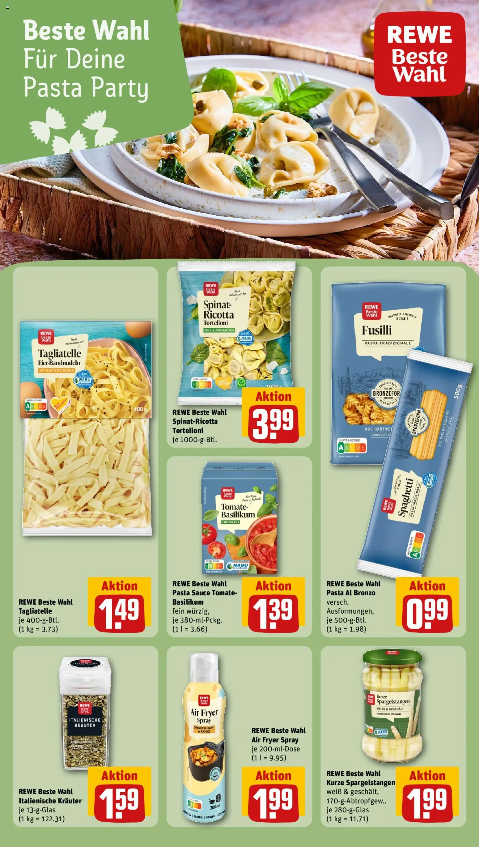 Rewe ihr Kaufpark Prospekt – gültig ab 28.09.2026 | Seite: 23 | Produkte: Spaghetti, Rapsöl, Pasta