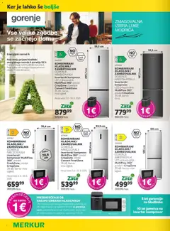 Merkur katalog akcije – veljaven od 17.06.2026 | Stran: 4 | Izdelki: Zamrzovalnik, Ledomat, Barva, Mikrovalovka