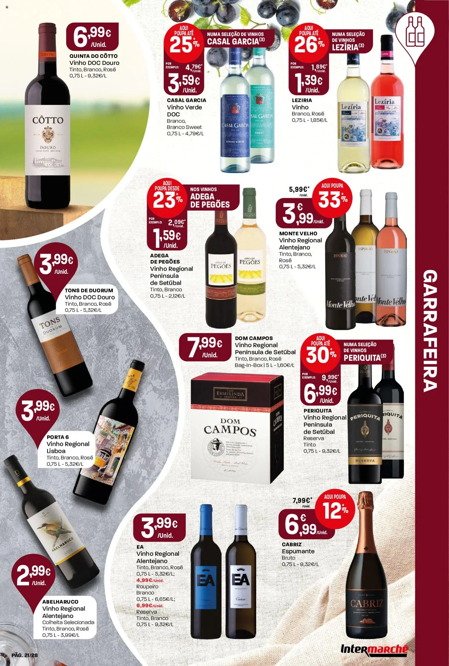 Intermarché Folheto Contact │ válido de 06/08/2026 | Página: 21 | Produtos: Espumante, Roupeiro, Sal, Vinho