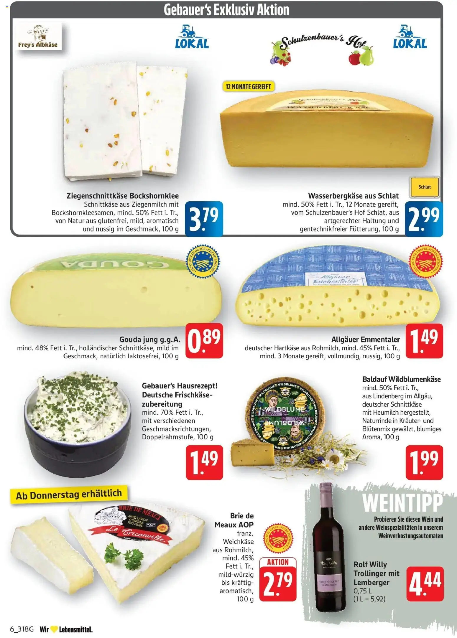 Edeka prospekt Geislingen	 – gültig ab 04.05.2026 | Seite: 8 | Produkte: Gouda, Wein, Frischkase