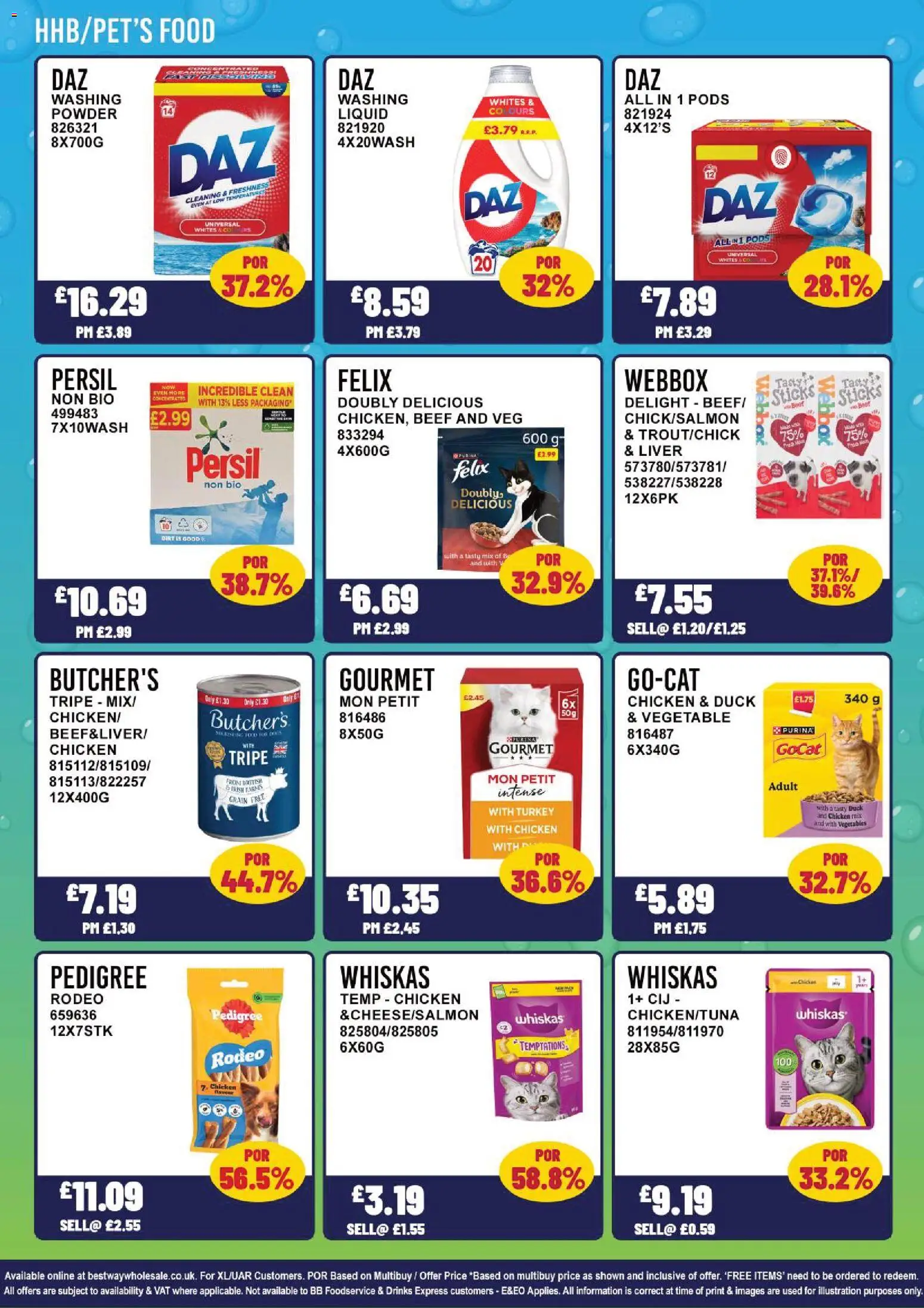 {H1} | Page: 16 | Products: Chicken, Powder, Persil, Beef