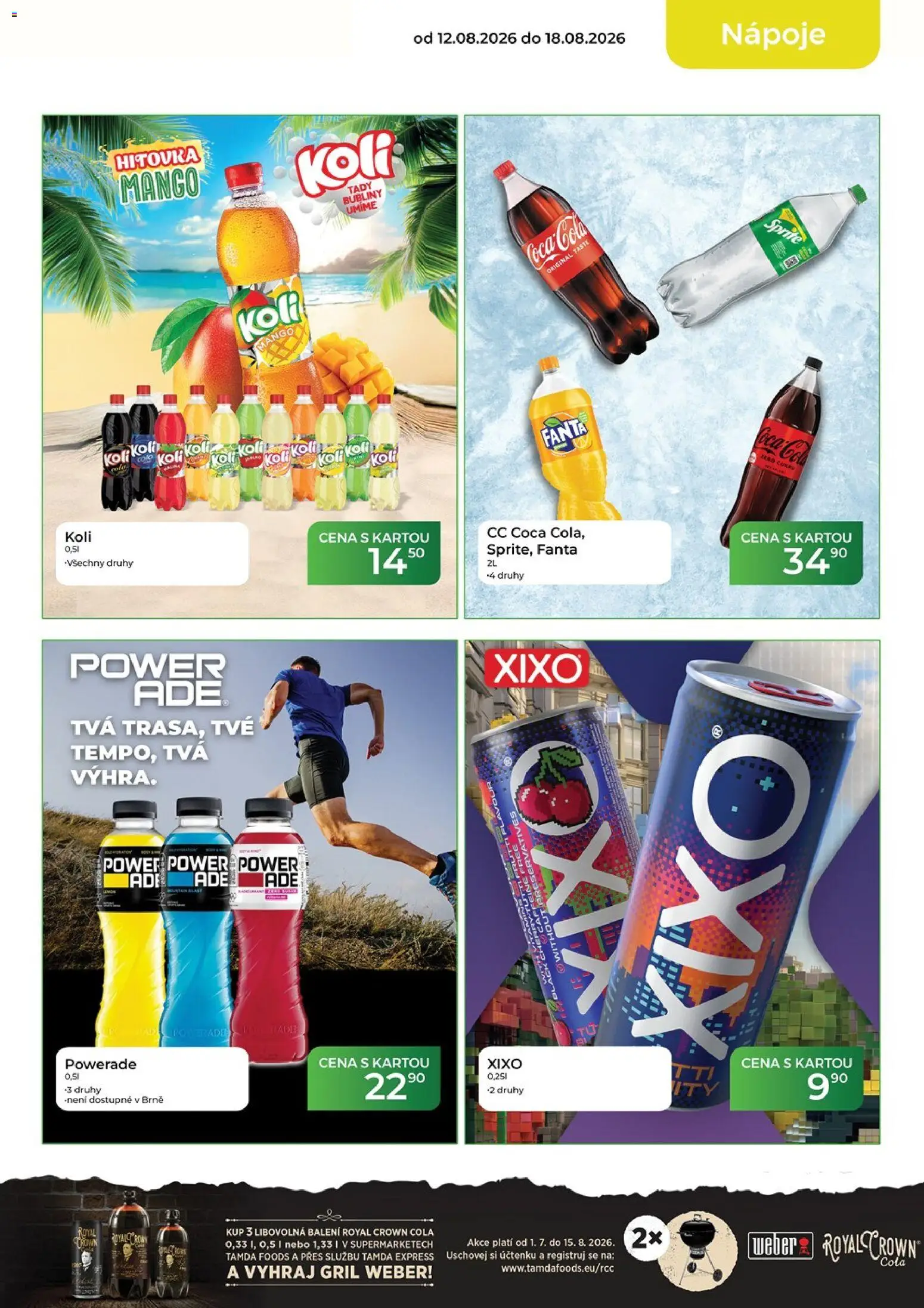 Tamda Foods leták od 12.08.2026 | Strana: 13 | Produkty: Mango, Royal Crown Cola, Coca cola, Gril