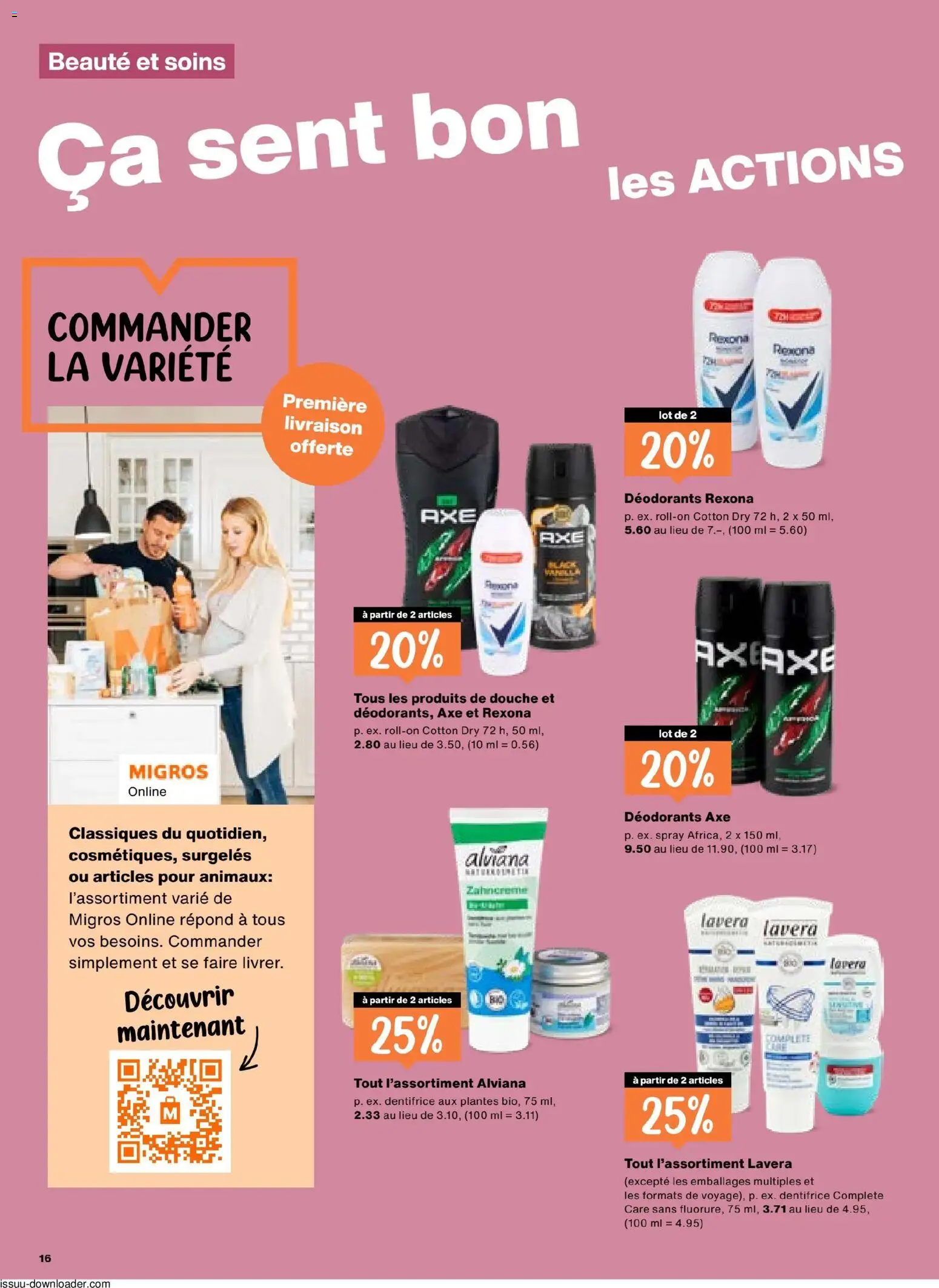 Migros aktionen FR – gültig ab 04.06.2026 | Seite: 16 | Produkte: Deodorant