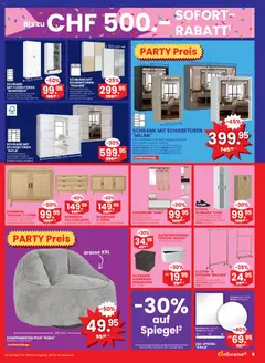 Conforama aktionen Nr 36 ab 02.09.2026 gültig | Seite: 9 | Produkte: Hocker, Pouf, Top, Sideboard