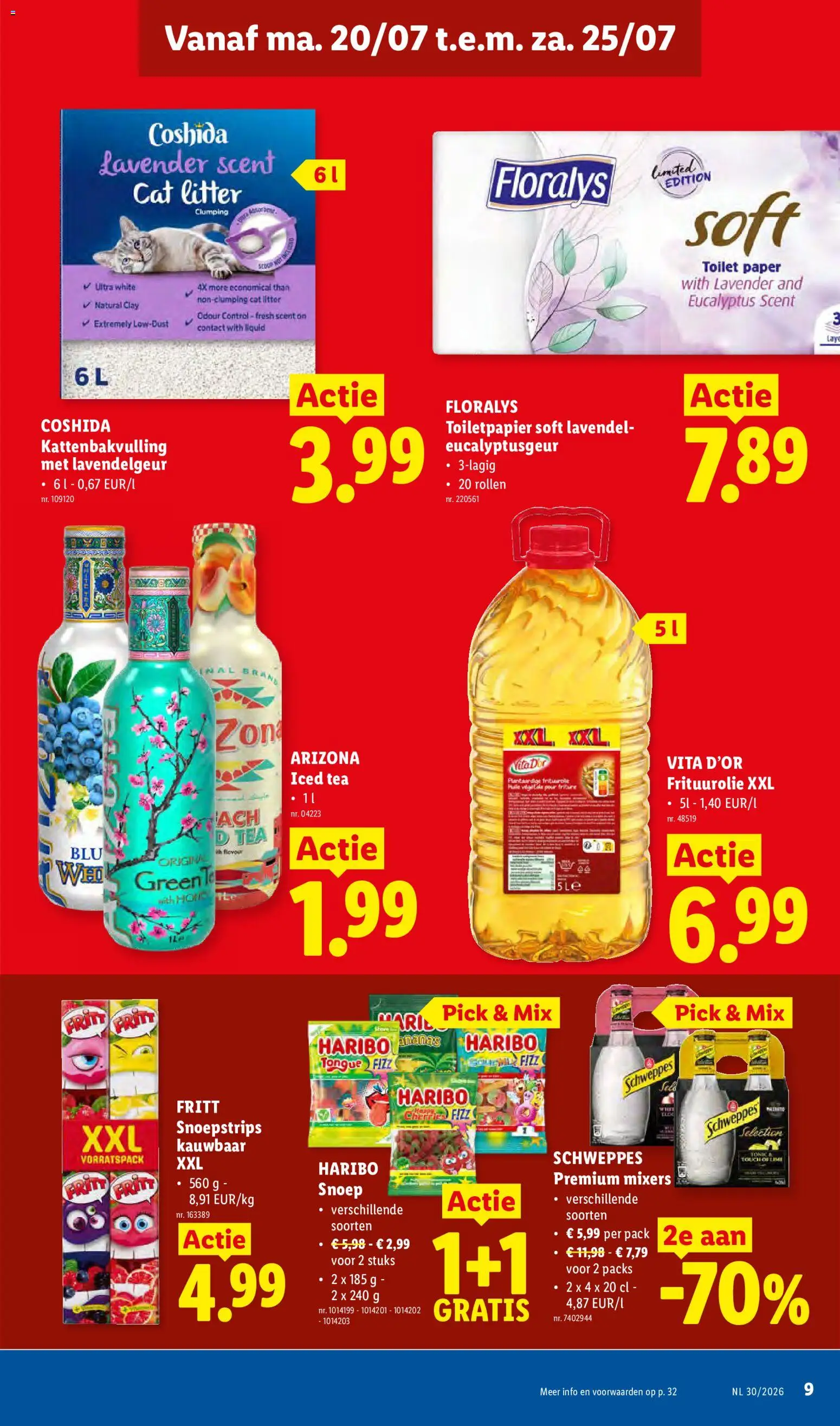 {H1} | Pagina: 9 | Producten: Kattenbakvulling, Toilet, Mixer, Frituurolie