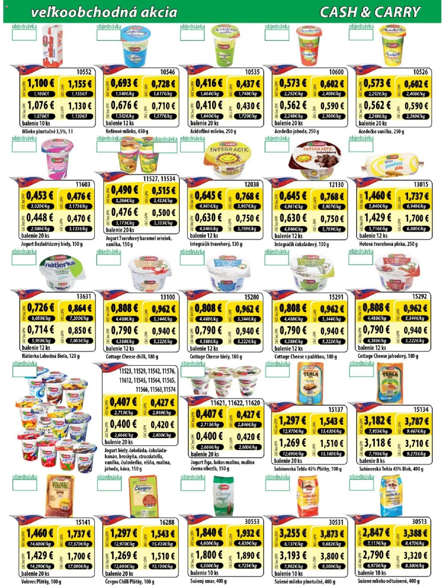 Nové Milk Agro akcie – leták je platný od 29.04.2026 | Strana: 2 | Produkty: Jogurt, Chilli, Čokoláda, Sušené mlieko