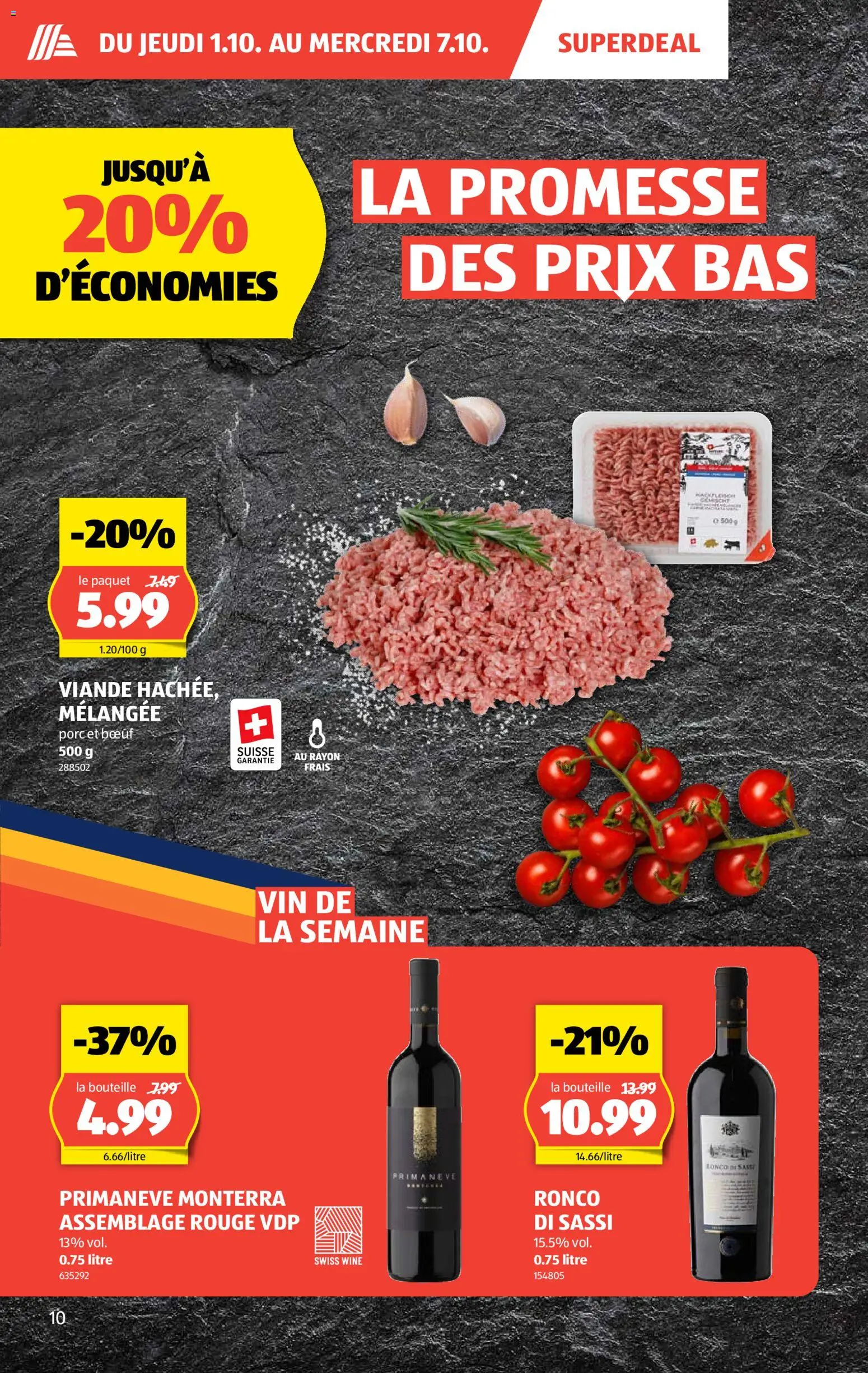 Aldi aktionen FR – gültig ab 01.10.2026 | Seite: 10 | Produkte: Rouge
