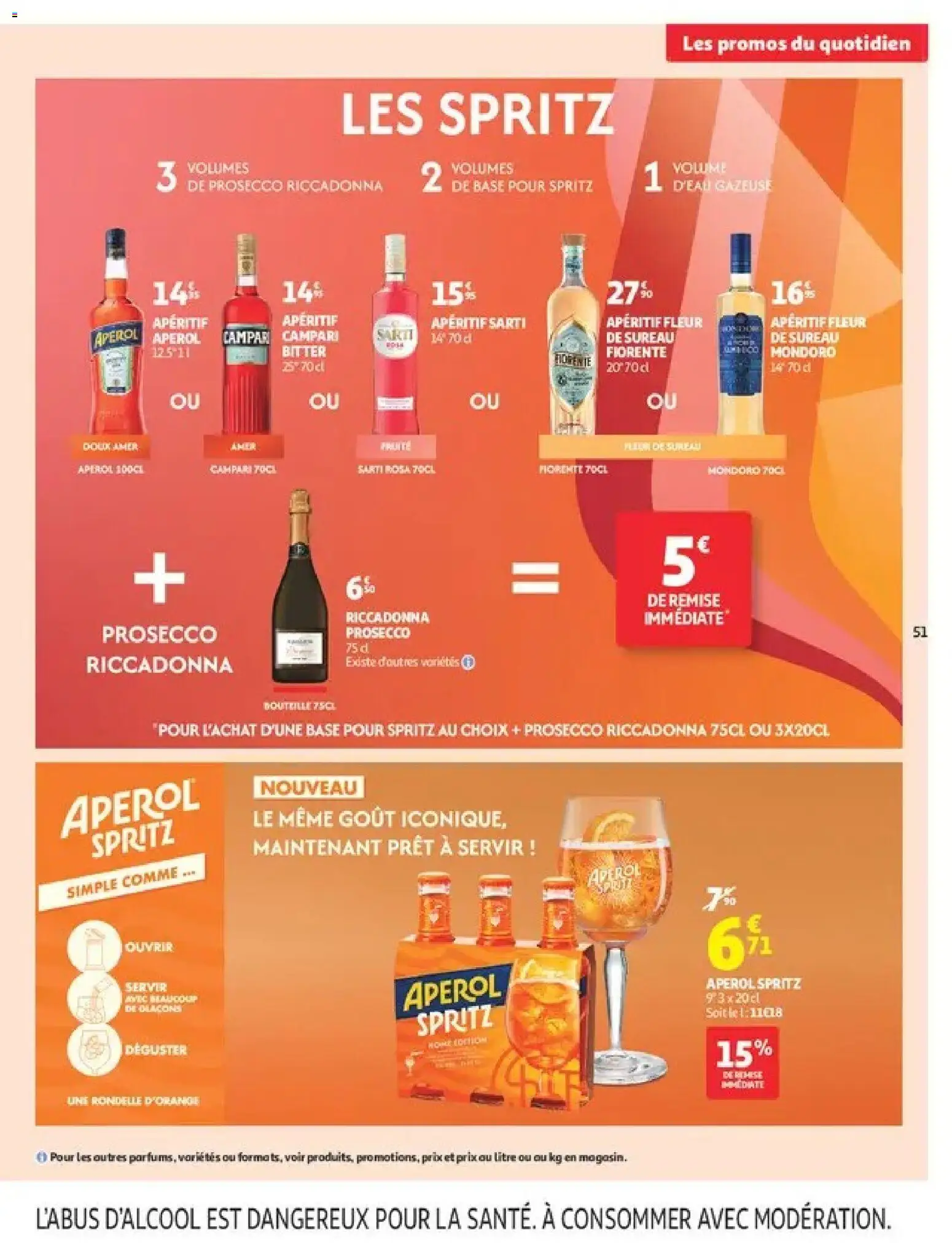 {H1} | Page: 51 | Produits: Apéritif, Aperitif Campari, Prosecco, Campari