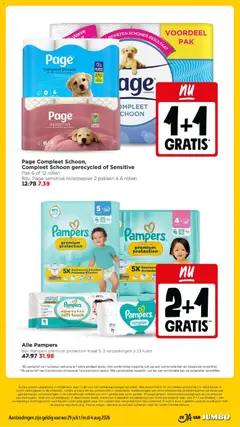 Jumbo folder week 31 - Voorbeeld van een folder van Jumbo, geldig van 29-07-2026 | Pagina: 23 | Producten: Kan, Pampers, Toiletpapier, Festék