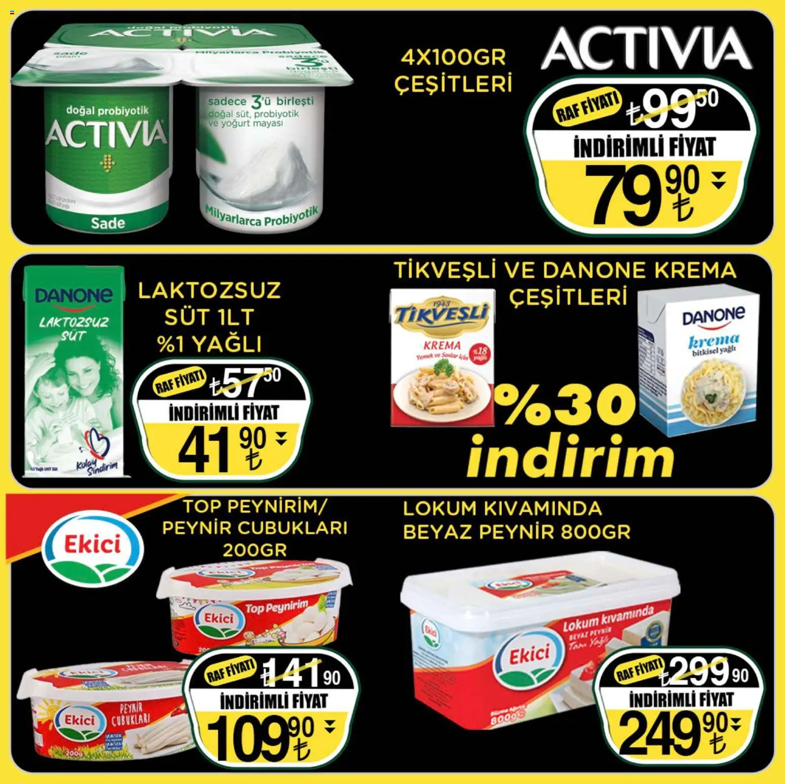 Sarıyer Katalog - 13.03.2026 tarihinden itibaren geçerlidir | Sayfa: 17 | Ürünler: Süt, Peynir, Yoğurt, Krema