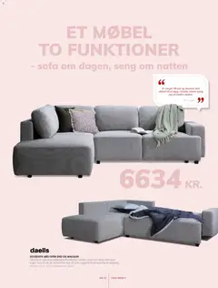 Daells Bolighus - Indret stuen gyldig fra 12/08/2026 | Side: 35 | Produkter: Seng, Sofa